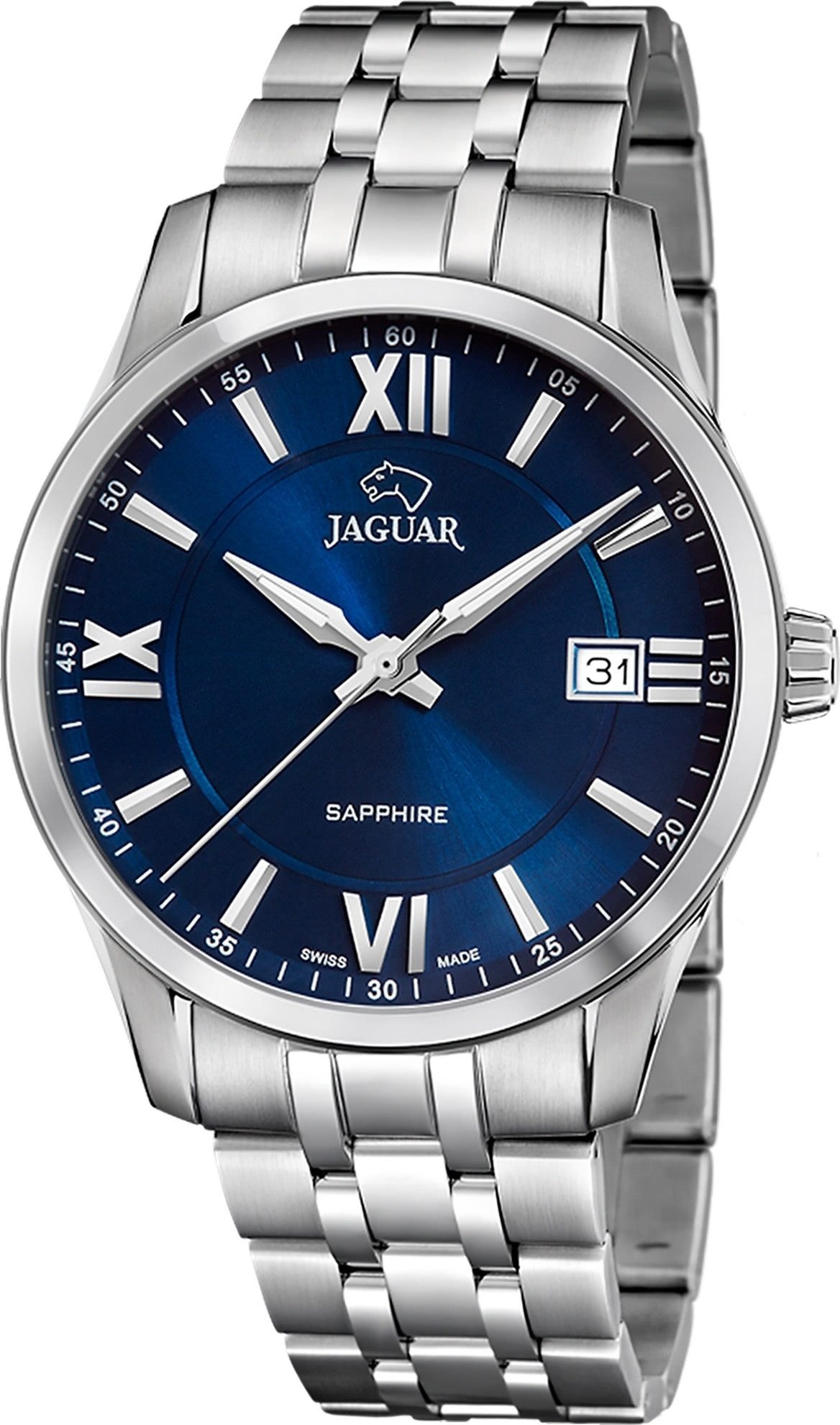 Quarzuhr Jaguar Herrenuhr Edelstahl silber Jaguar