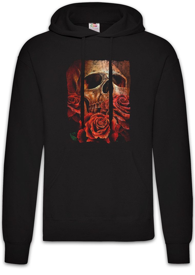Hoodie Skull Of The Eric Herren Hoodie Roses Schädel Tattoo Totenschädel mit