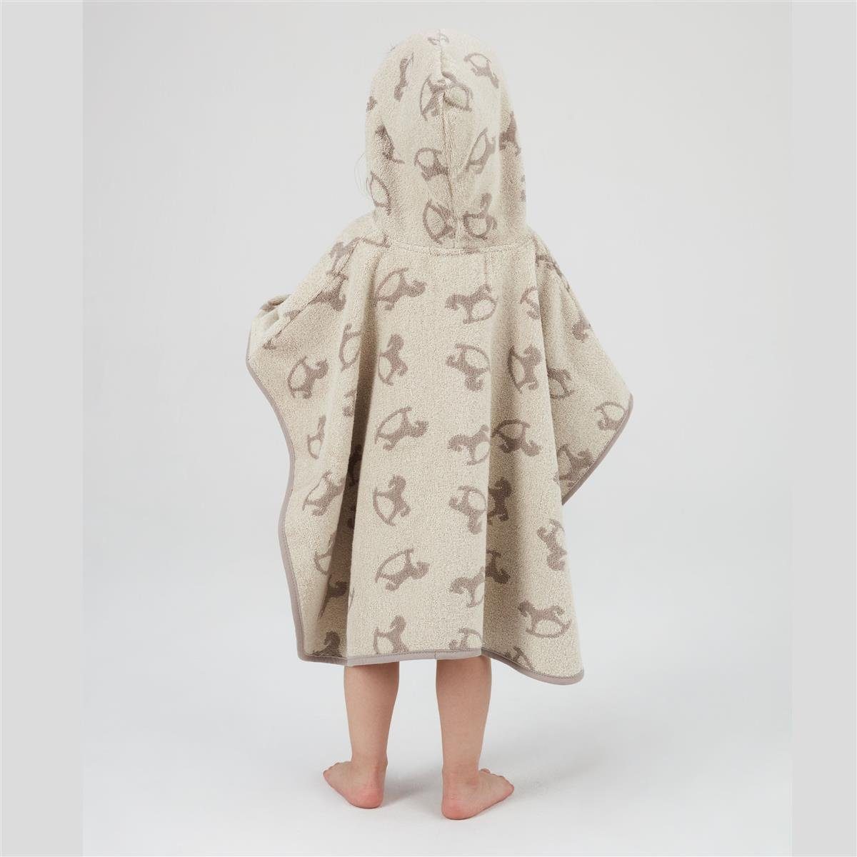 SEI Design Badeponcho Baby Kinder Badeponcho mit Kapuze, Schnittform Länge, Material, Ausstattung, Art Verschluss, Besondere Merkmale – Bild 4 von 5