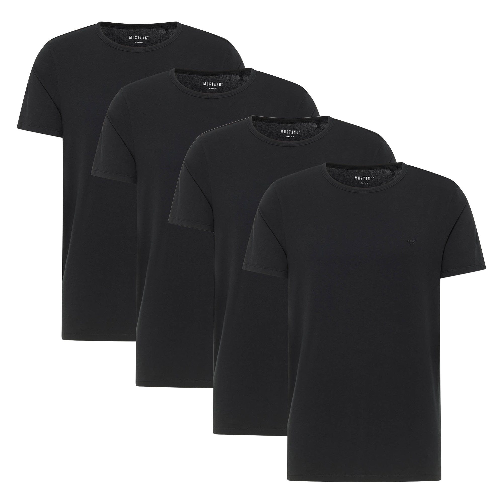 T-Shirt Herren T-Shirt 4er Pack Baumwolle