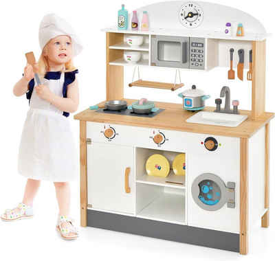 KOMFOTTEU Spielküche, mit Spielzubehör, für Kinder ab 3 Jahren