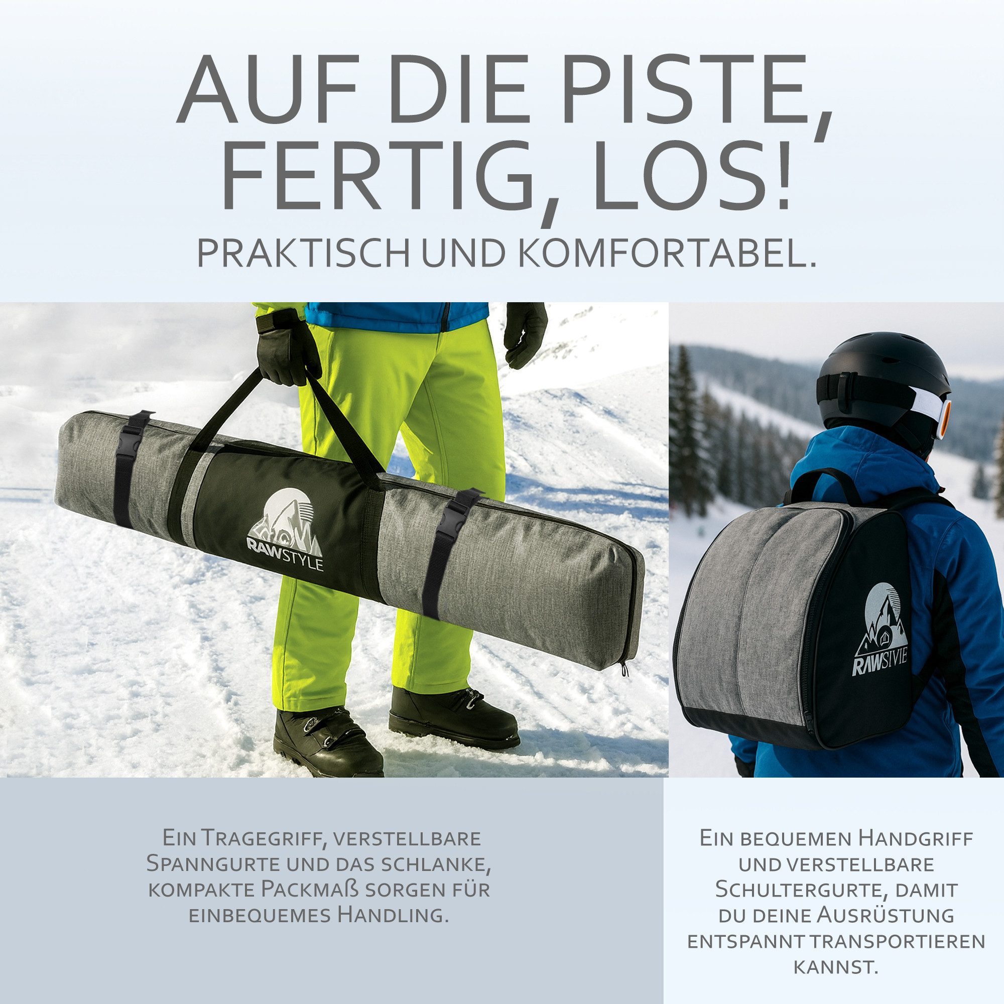 BambiniWelt by Rafael K. Skitasche Skitasche Ski-Schuh-Tasche KOMBI SET 160 günstig online kaufen