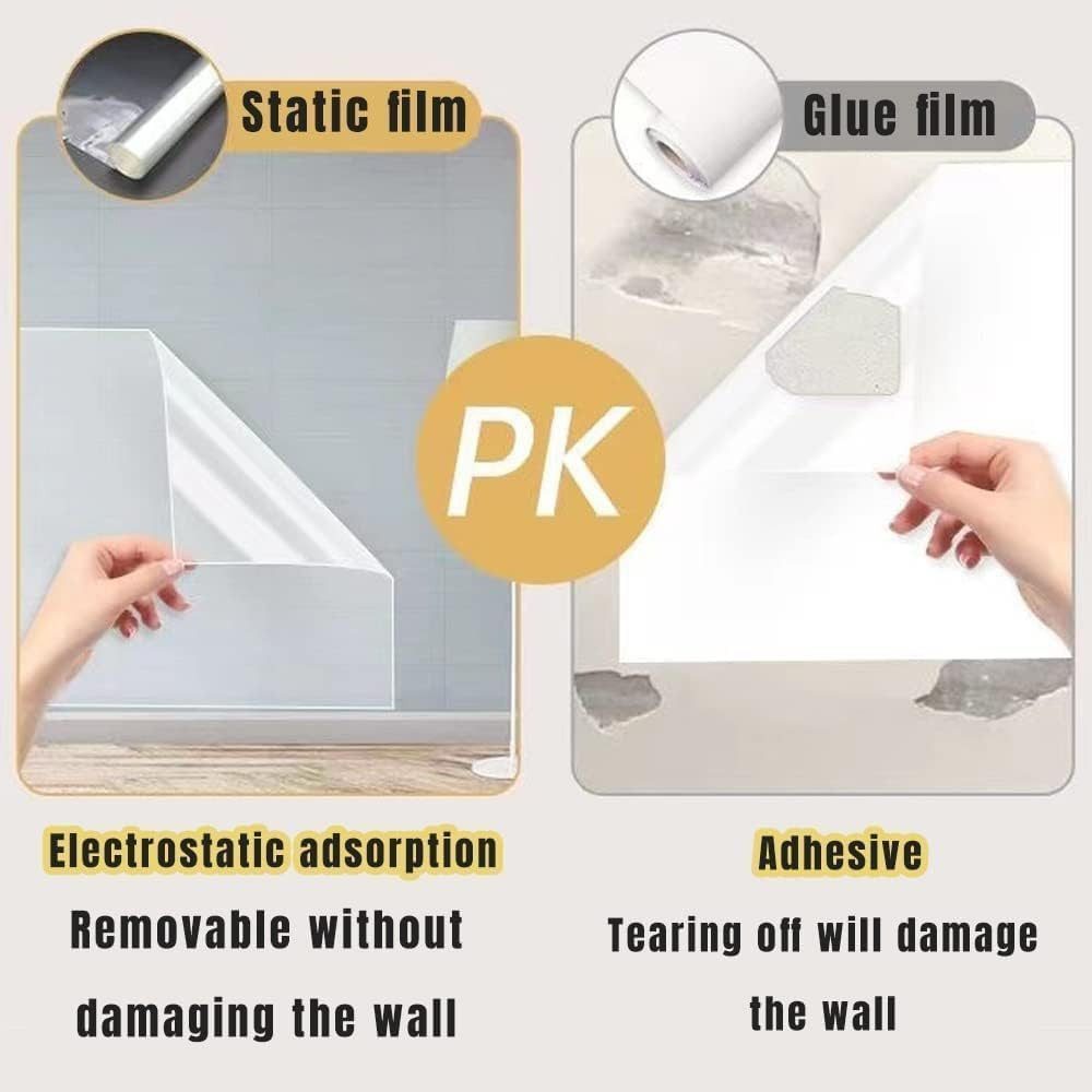 FELIXLEO Schutzfolie Transparent Klebefolie, Elektrostatische Wandschutzfolie, 45x500cm, (1-St)