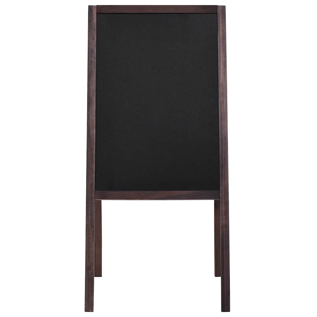 vidaXL Wandtafel Tafel Kundenstopper Doppelseitig Zedernholz günstig online kaufen