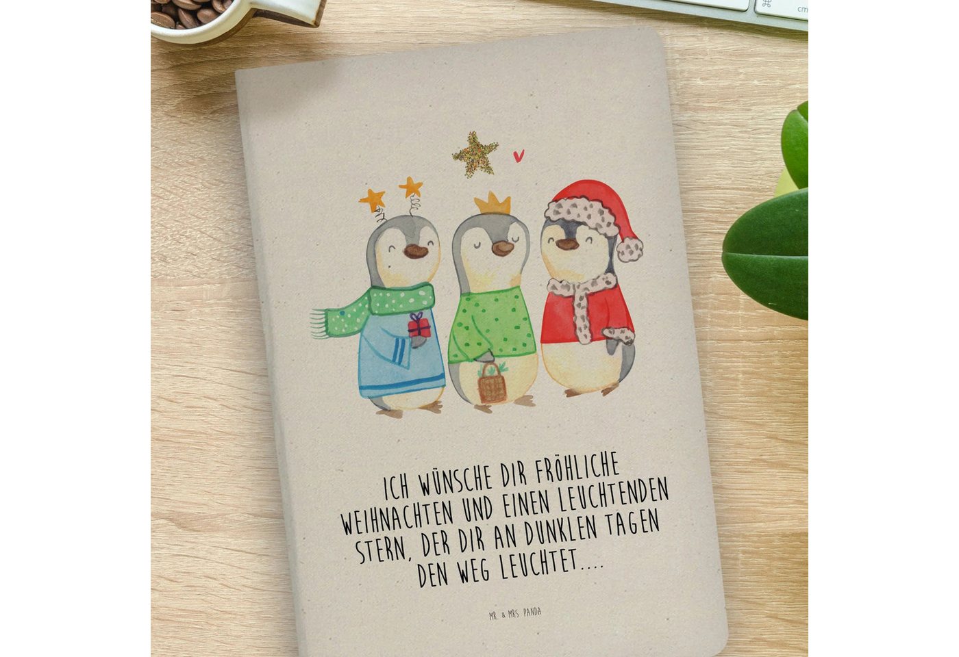 Thumbnail - Mr. & Mrs. Panda Notizbuch Winterzeit Heilige drei Könige - Transparent - Geschenk, Nikolaus, DI Mr. & Mrs. Panda, Langl...