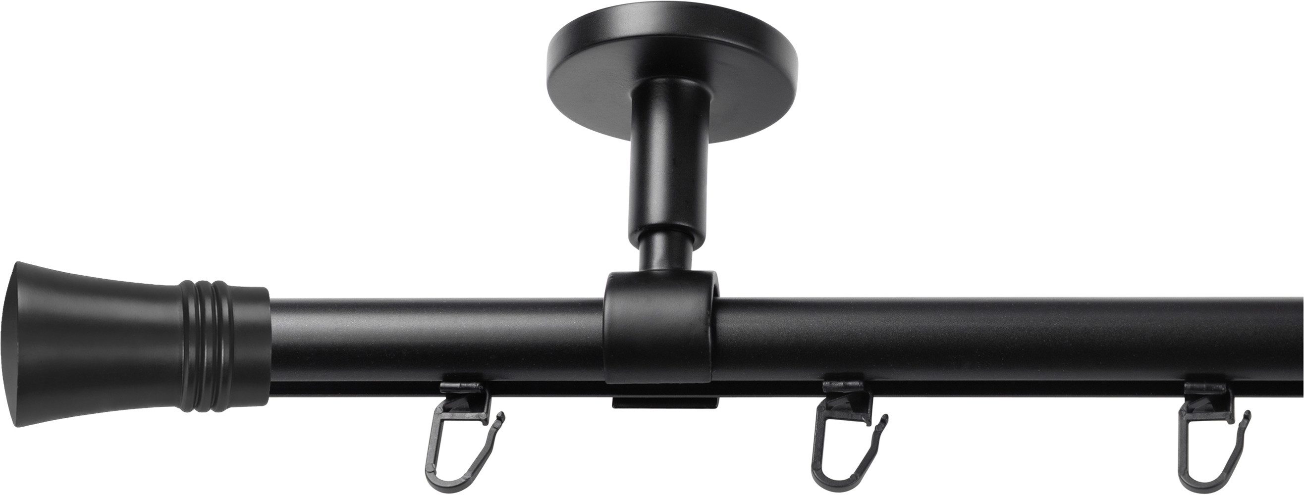 SN DECO GROUP Gardinenstange Gardinenstange Innenlauf Lyon Ø 19 mm, 1-läufig, Fixmaß, Ø 19 mm, Fixmaß, kürzbar