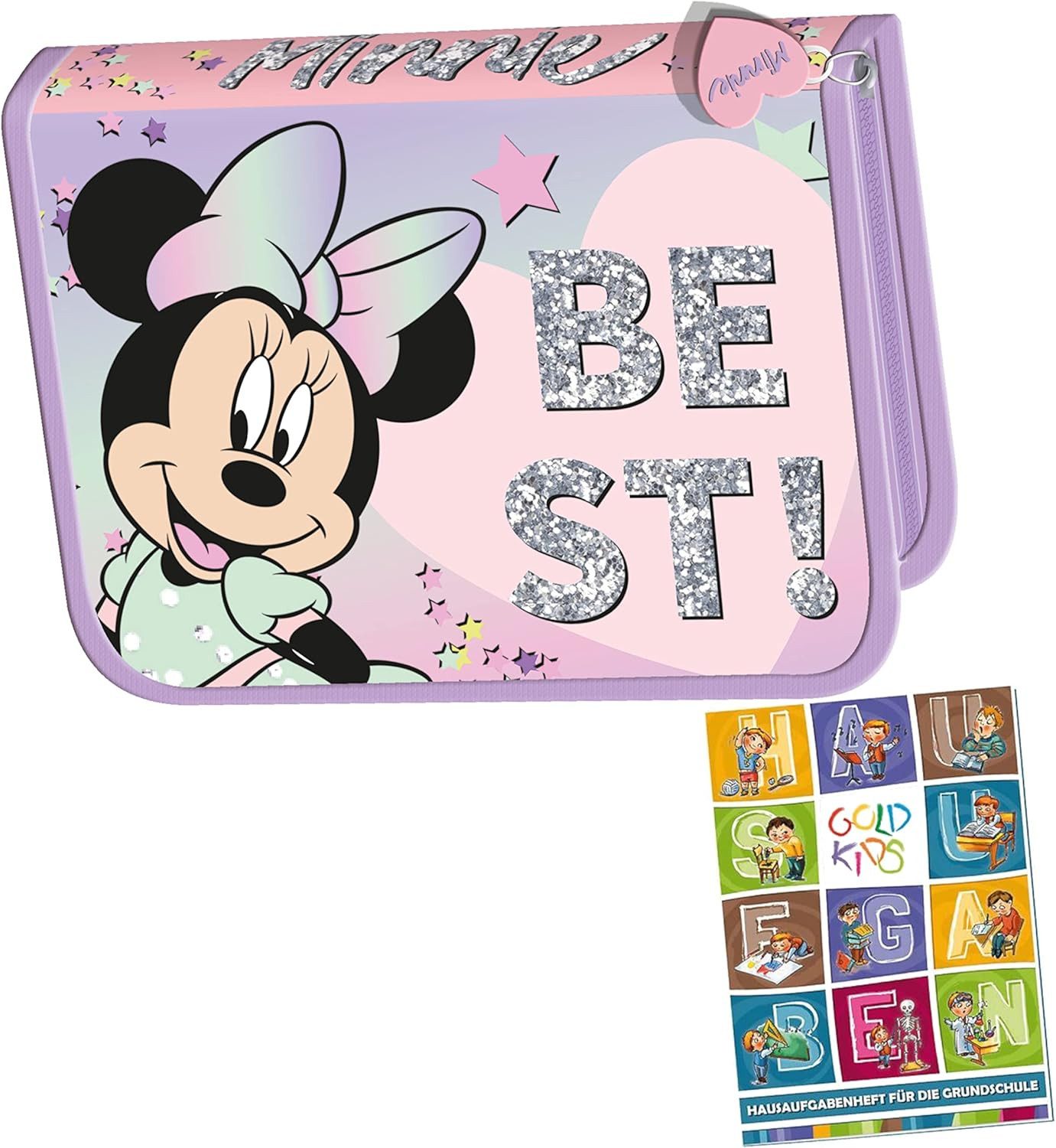 GOLDKIDS Federmäppchen Federmappe Federtasche Schüleretui, (Stiftetasche Schlamper-Etui, Schul-Etui ohne Inhalt inkl), Hausaufgabenheft