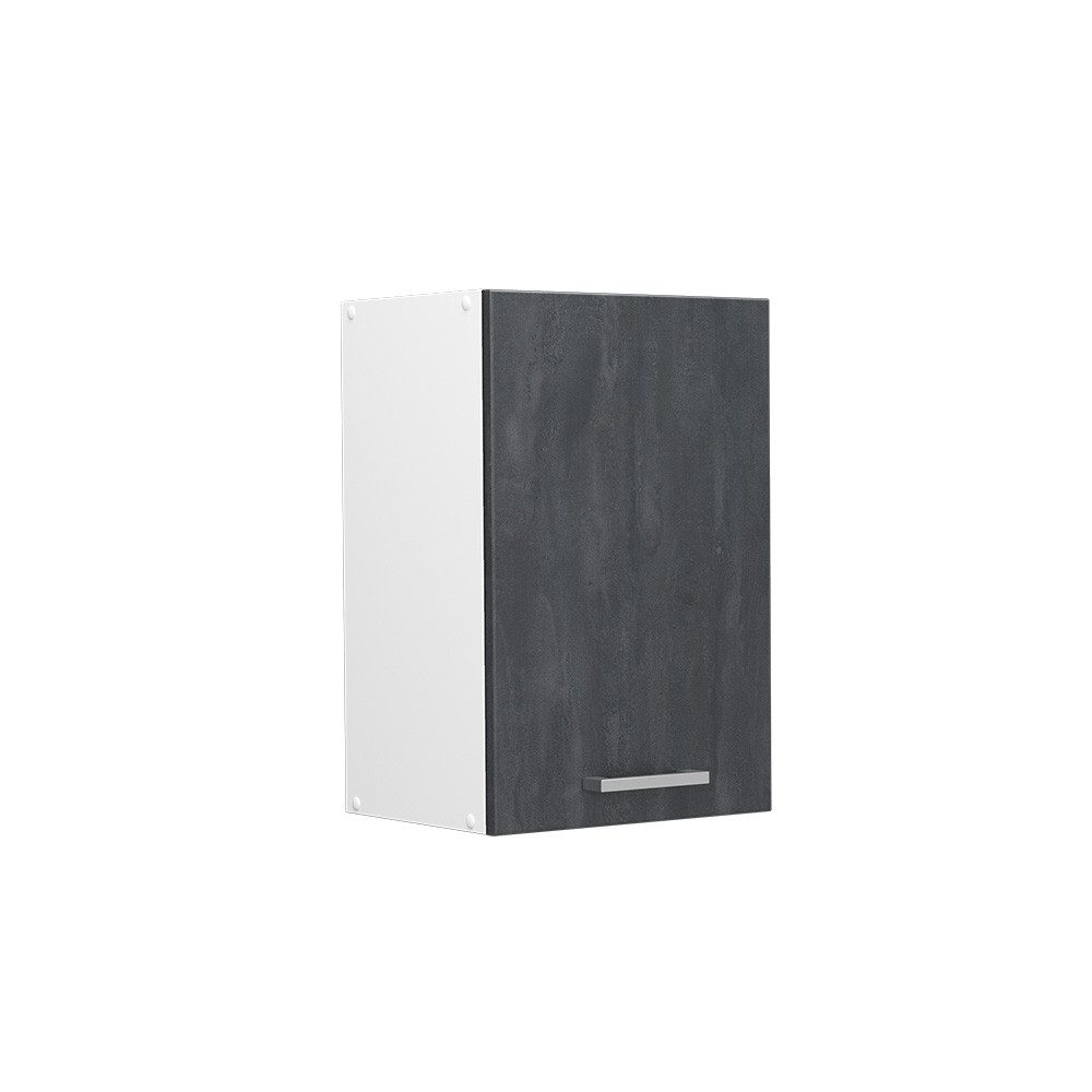 Vicco Hängeschrank R-Line, Schwarz Beton/Weiß, 40 günstig online kaufen