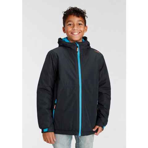 CMP Outdoorjacke KID JACKET FIX HOOD - für Kinder Schnell trocknend & Atmungsaktiv & Wärmend