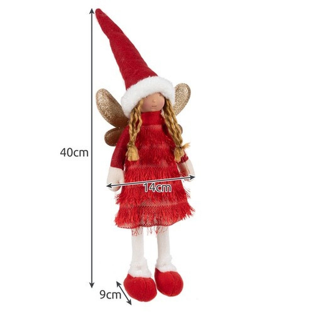 Ruhhy Weihnachtsfigur Weihnachtsfee Dekoration Engel (Spar-Set, 1 St., dekorativ), Ideal für Kamin, Weihnachtsbaum, Fensterbank