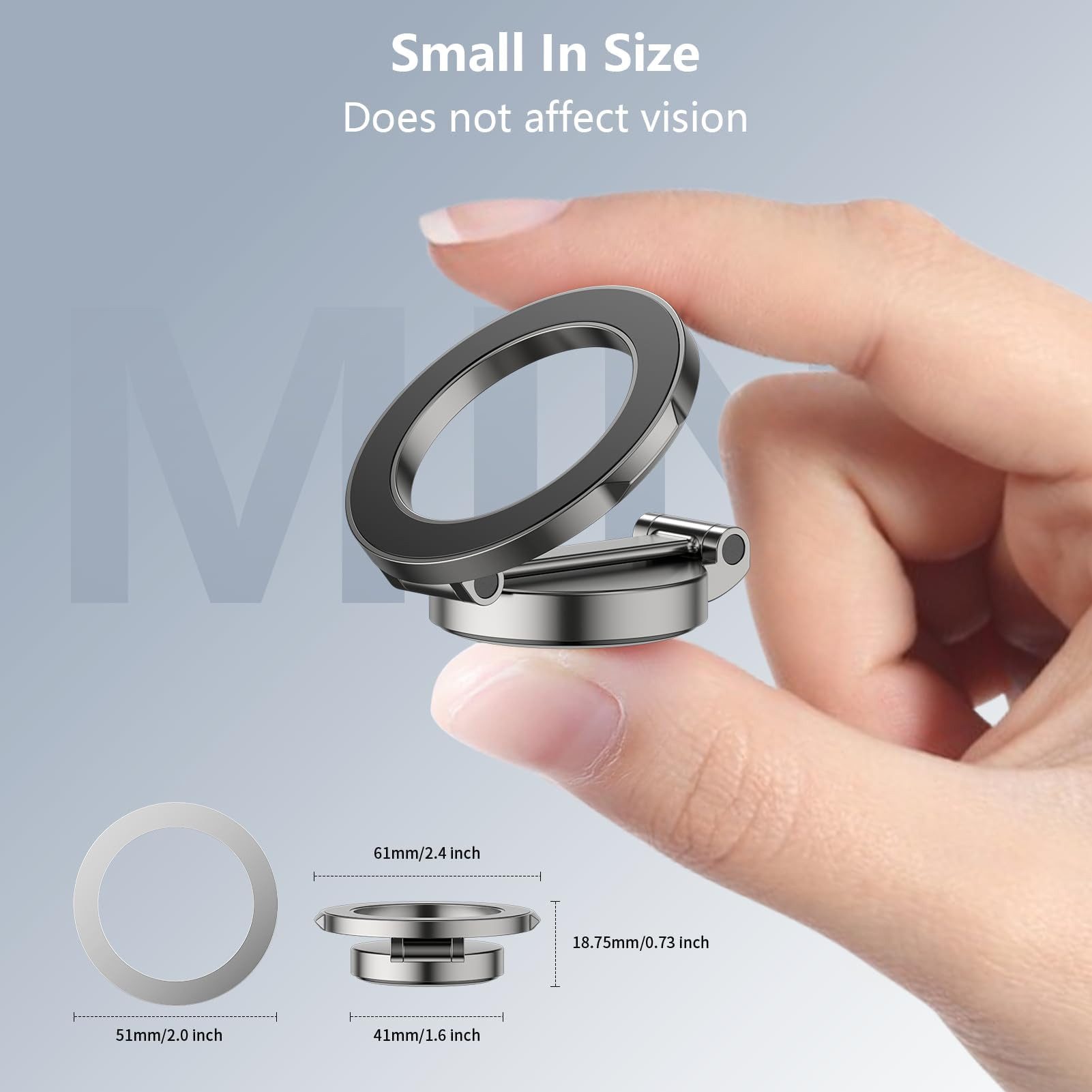 YI Handy-Halterung Handyhalterung Auto Magsafe Magnetisch Autohalterung Kfz Halterung, (1-tlg) – Bild 3 von 5