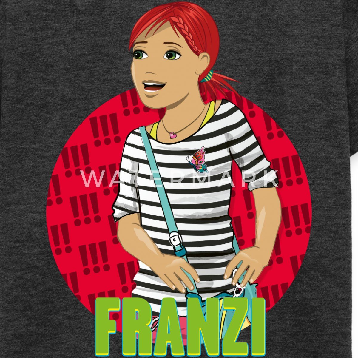 Spreadshirt T-Shirt Die Drei Ausrufezeichen Franzi Teenager Premium T-Shirt (1-tlg)