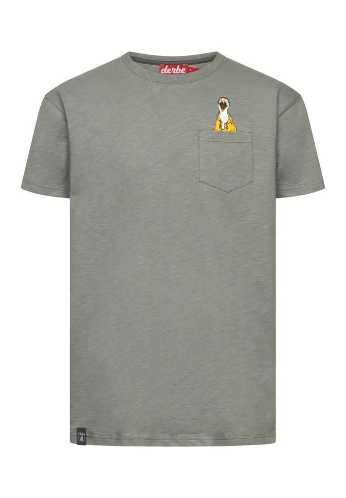 Derbe Print-Shirt Schreimöwe_Pocket Herren T-Shirt (1-tlg)
