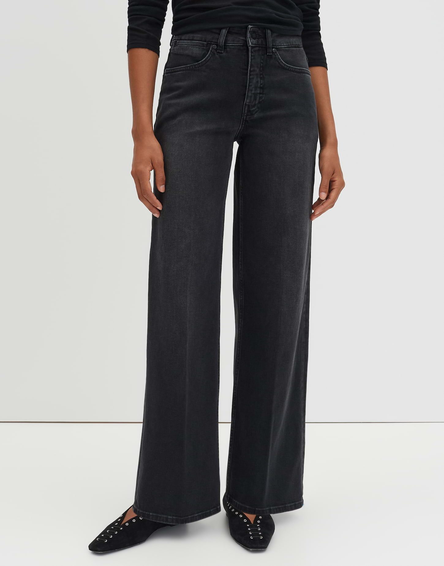 someday Weite Jeans CELLMA ICONIC aus BCI Cotton Mix Mid Rise Mid Rise, Ank günstig online kaufen