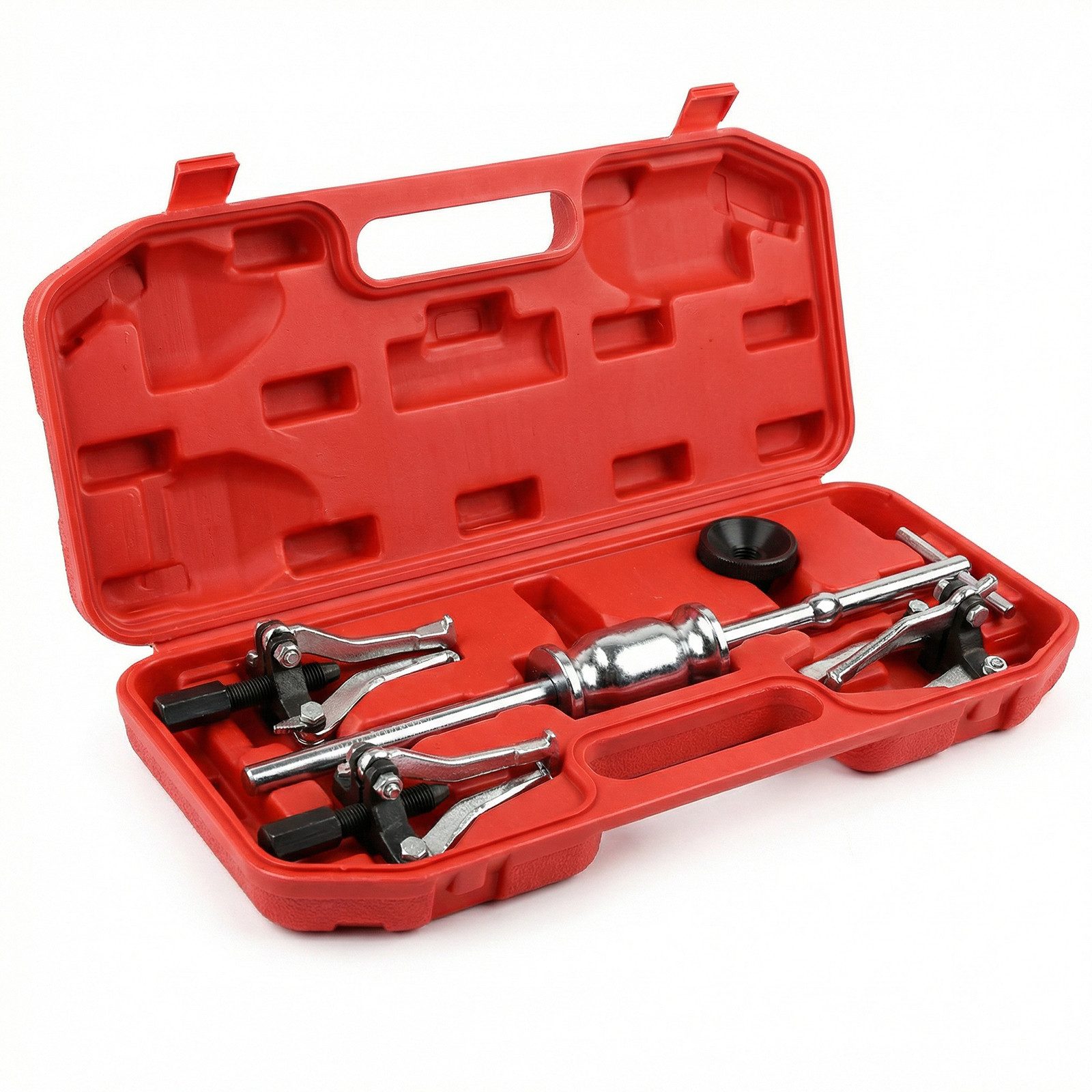 BlingBin Werkzeugset 5-teiliges Lagerabzieher Set für Innen- und Außenlager, (5er Set, 5-tlg., 50*20*8.5 cm), Multifunktionswerkzeug zur Reparatur von Radlagern am Auto