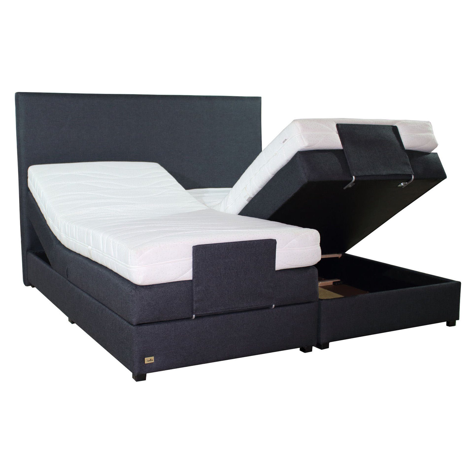 PAARA Boxspringbett Florenz mit Bettkasten Kopfteil verstellbar Stauraum, i günstig online kaufen