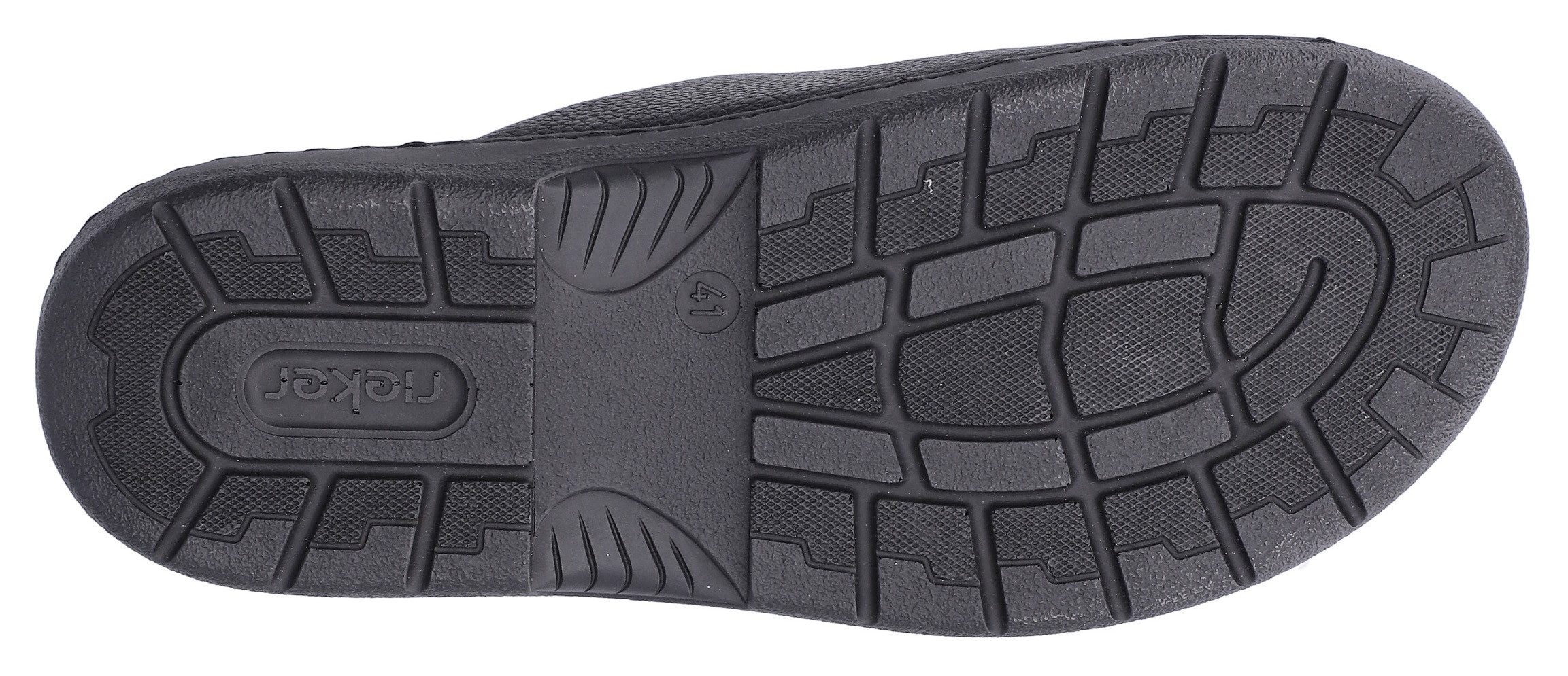 Rieker Pantolette Sommerschuh, Hausschuh mit Klettverschlüsse