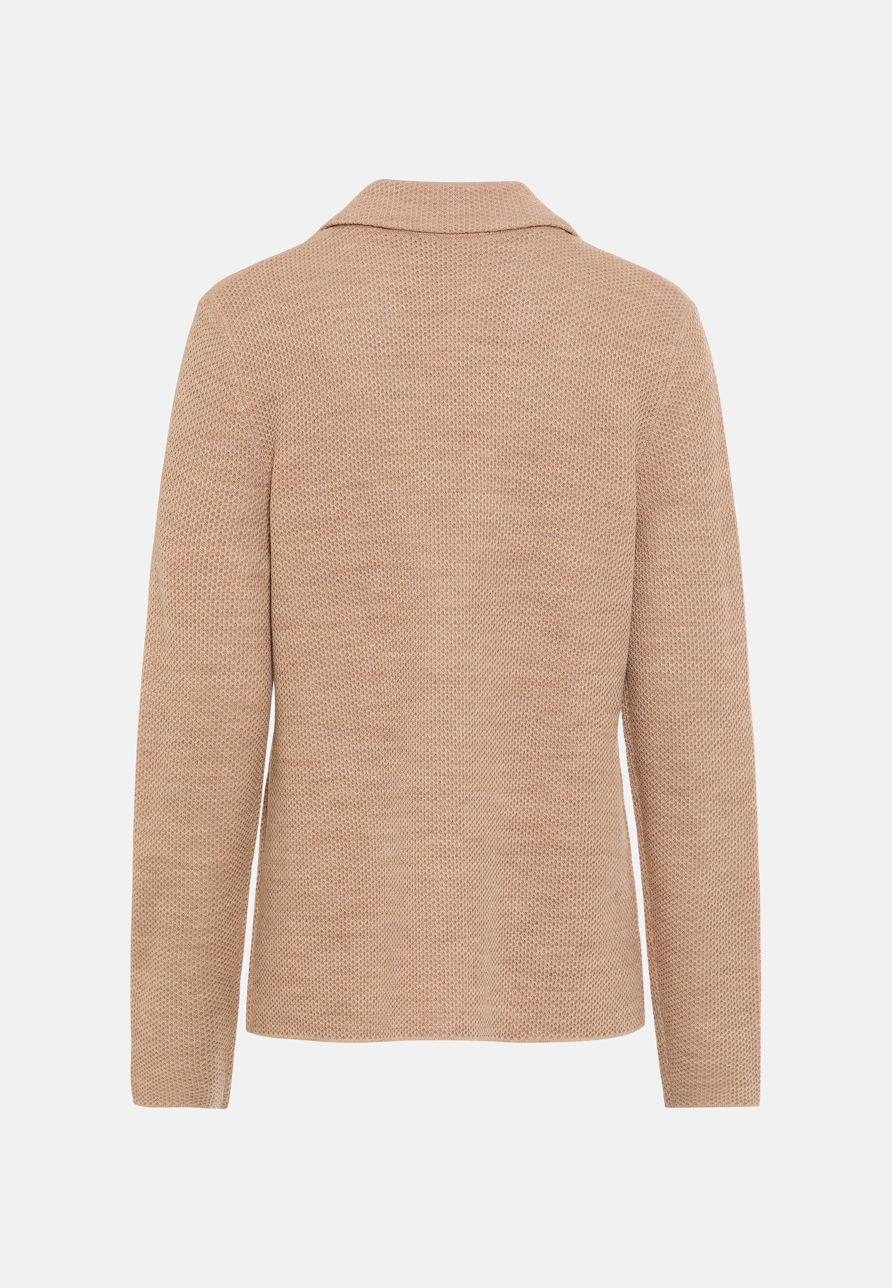Olsen Cardigan mit Blazerkragen