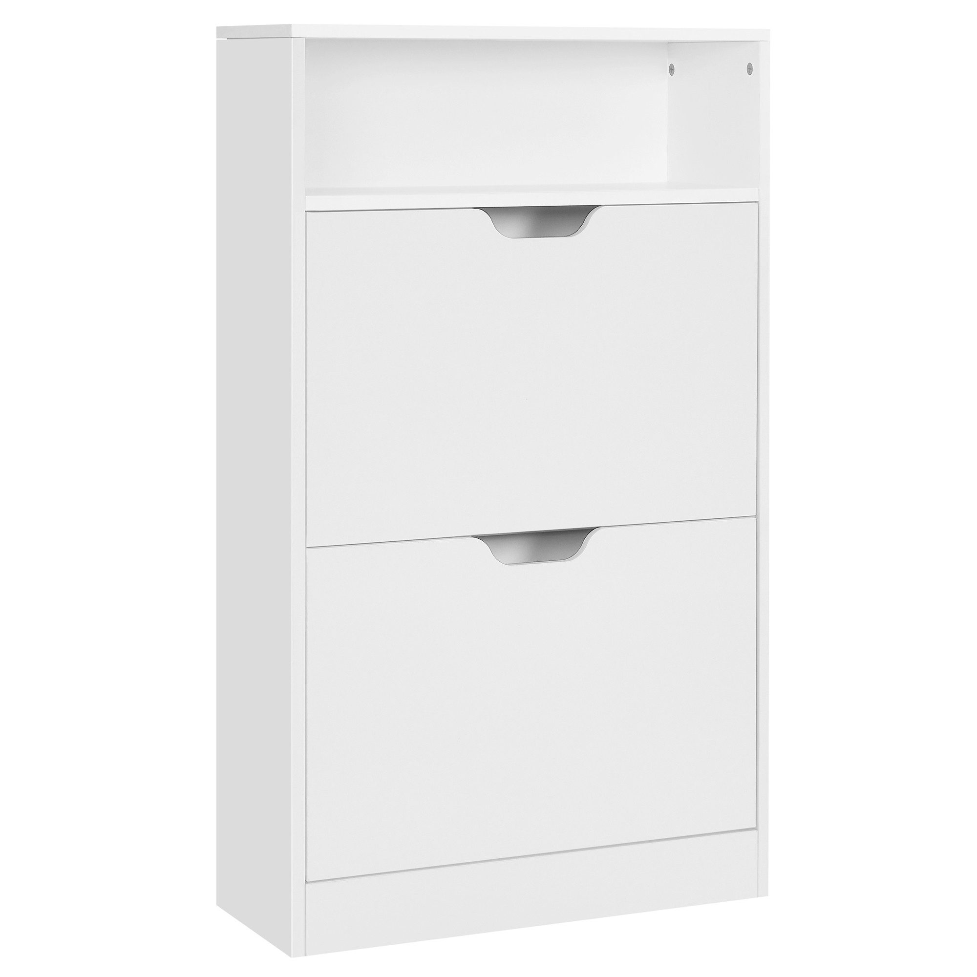 VASAGLE Schuhschrank Schuhregal Mit 2 oder 3 Klappen und zusätzlichen Fächern, Höhe 102/139 cm