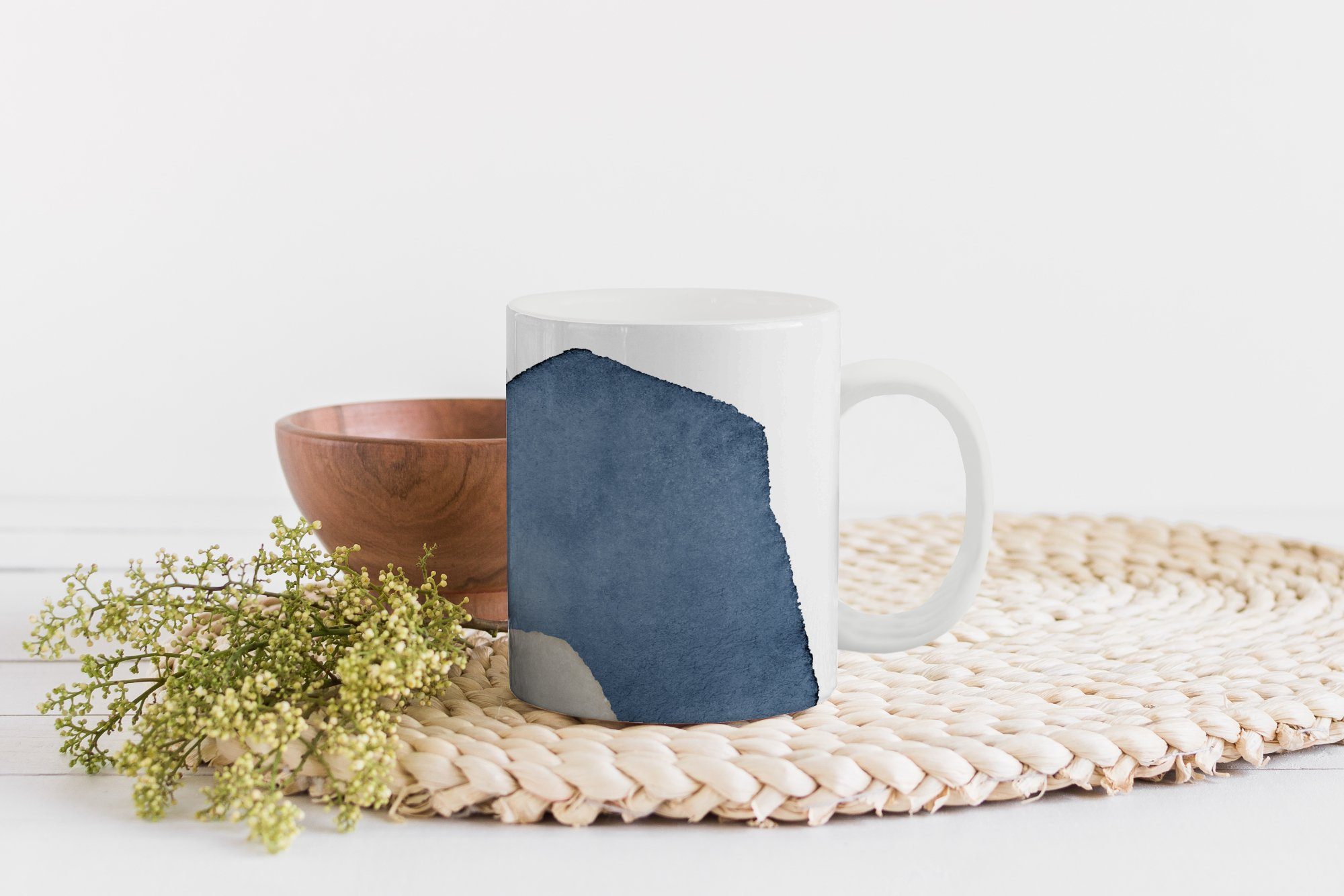 Teetasse, Teetasse, Kunst Tasse - Aquarell MuchoWow - - Abstrakt Keramik, Geschenk Becher, Kaffeetassen, Design,