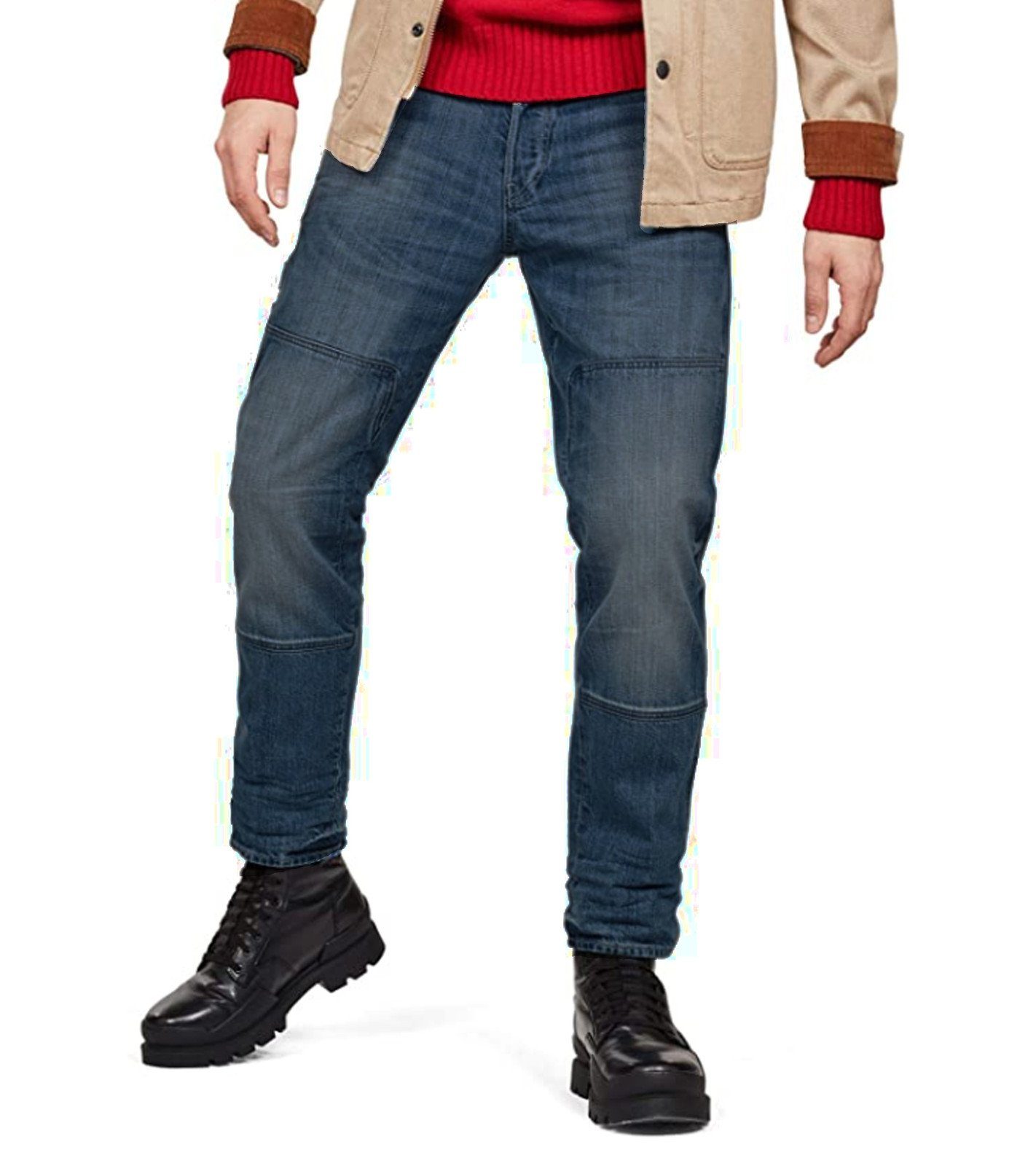 G-Star RAW Regular-fit-Jeans »G-Star RAW Faeroes Classic Tapered Jeans  bequeme Herren Denim-Hose Freizeit-Hose Dunkelblau« online kaufen | OTTO