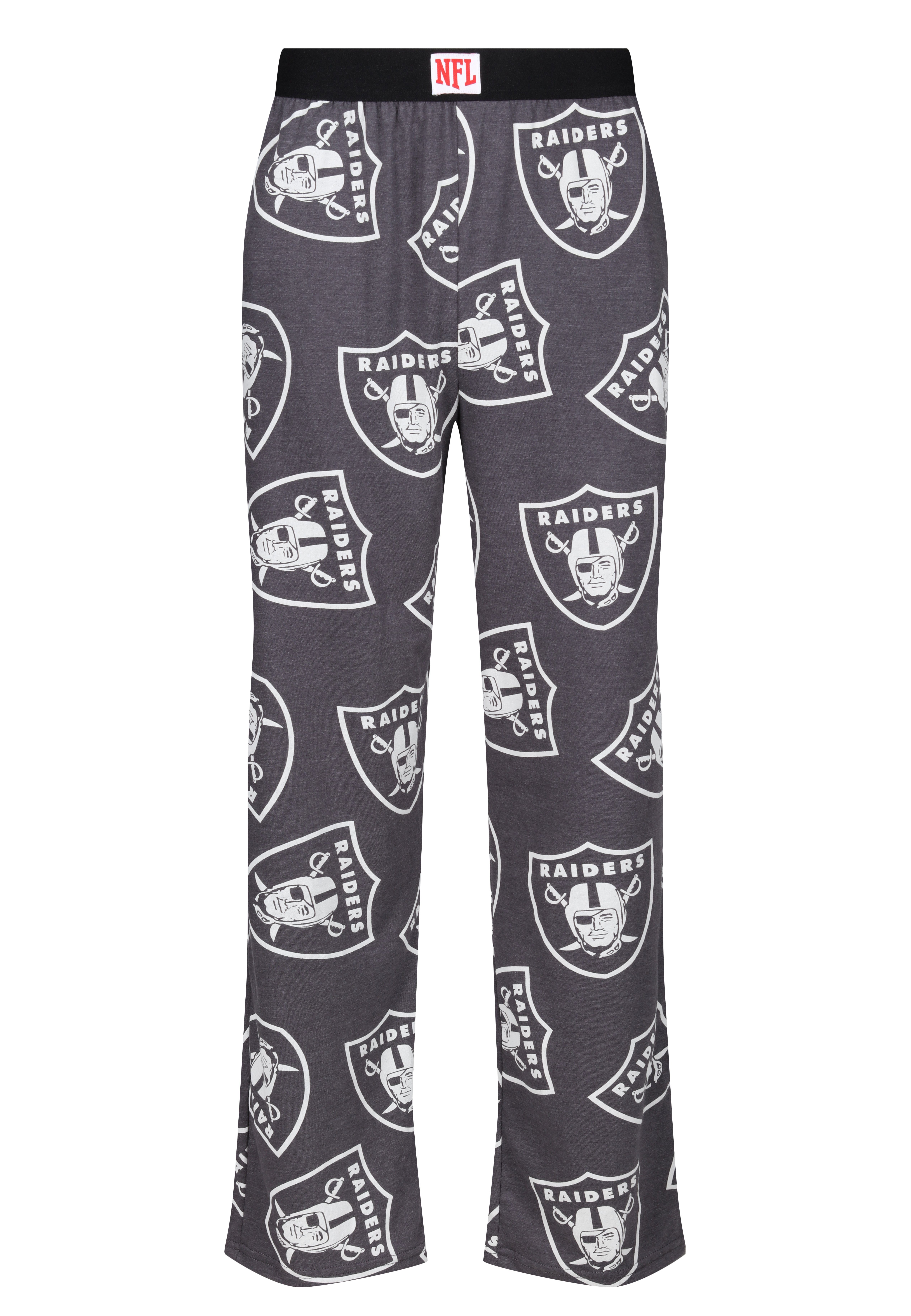 Recovered Loungepants Loungepants Vegas Charcoal Raiders NFL Las Logo Marl Outline