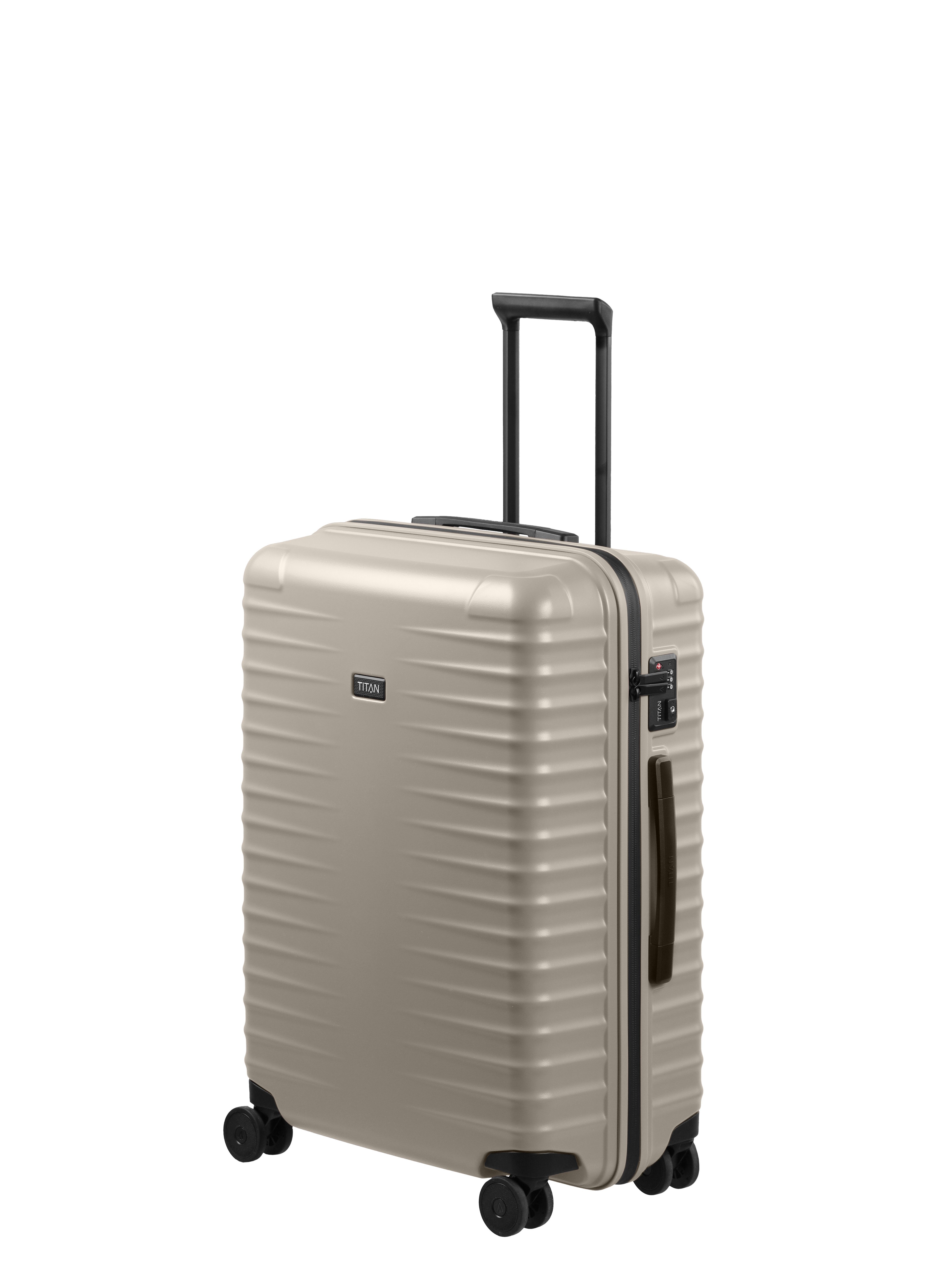 TITAN - Made in Germany Hartschalen-Trolley UPGRADE M+ Hartschalenkoffer, 4 Rollen