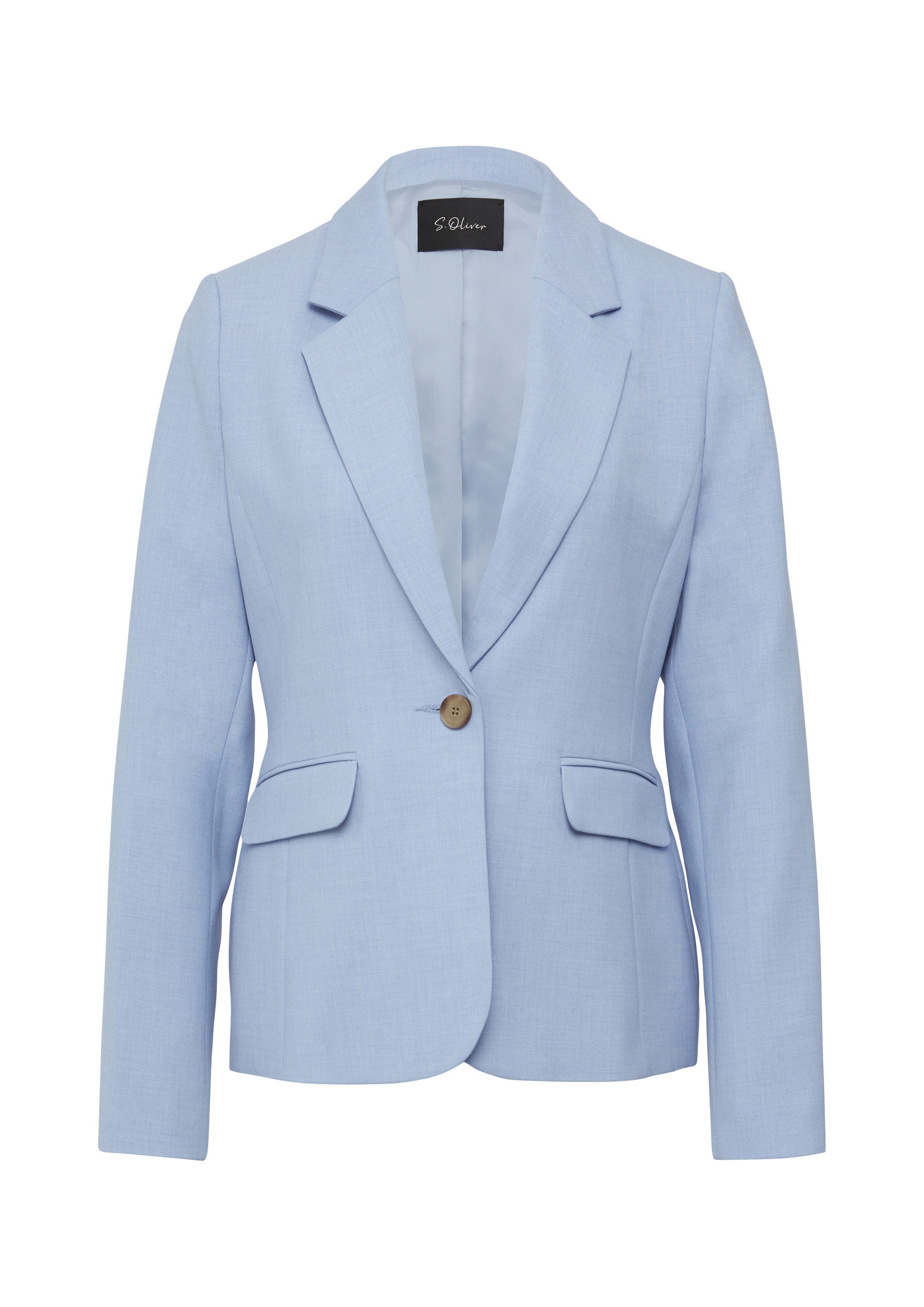 s.Oliver Jackenblazer Indoor-Blazer Slim-Fit-Blazer aus Viskosemix