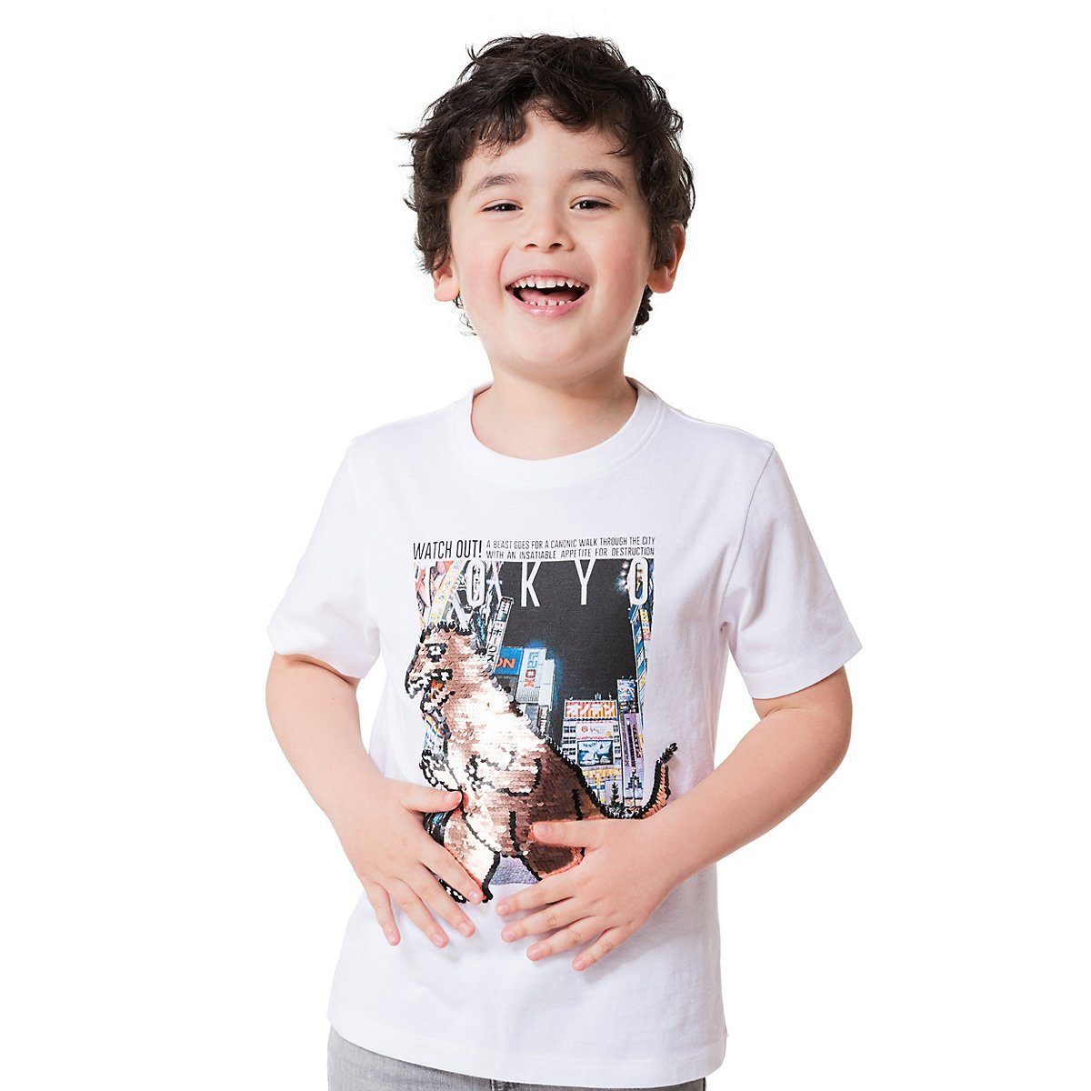 T-Shirt »T-Shirt mit Wendepailletten für Jungen von ZAB«