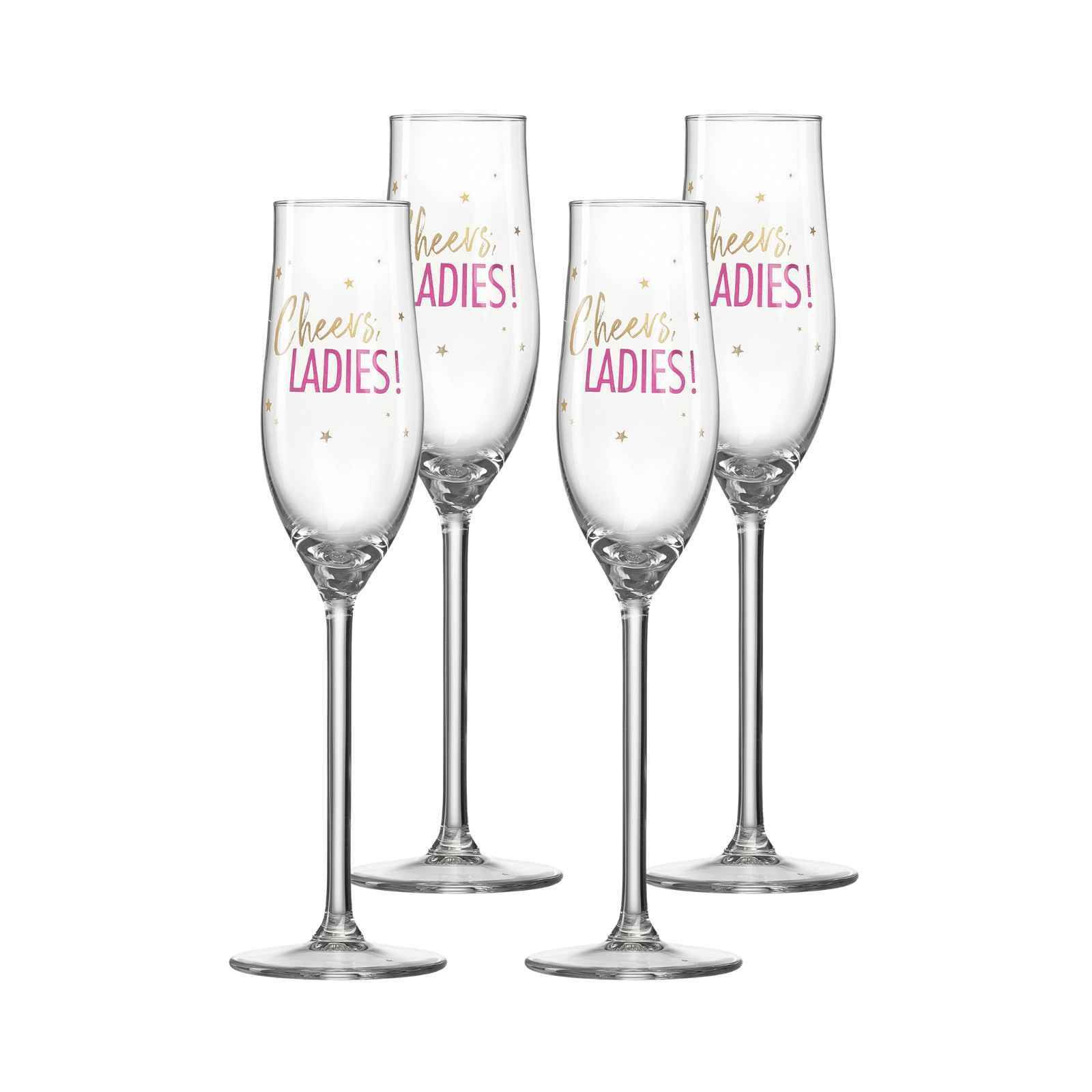 Ritzenhoff & Breker Sektglas Mädels Sektgläser 190 ml 4er Set, 4-tlg., Glas