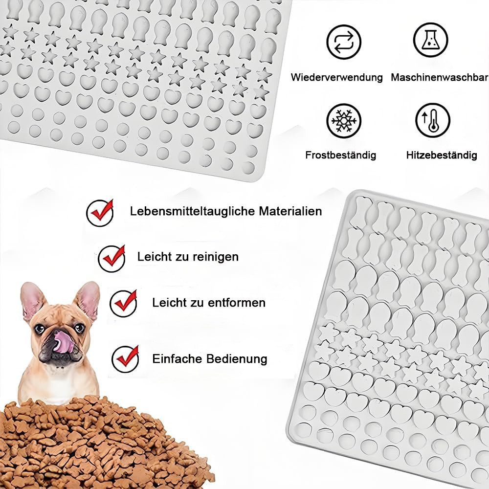 TUWENA Backmatte Backmatte Hundekekse, Silikon Hundekekse Backform