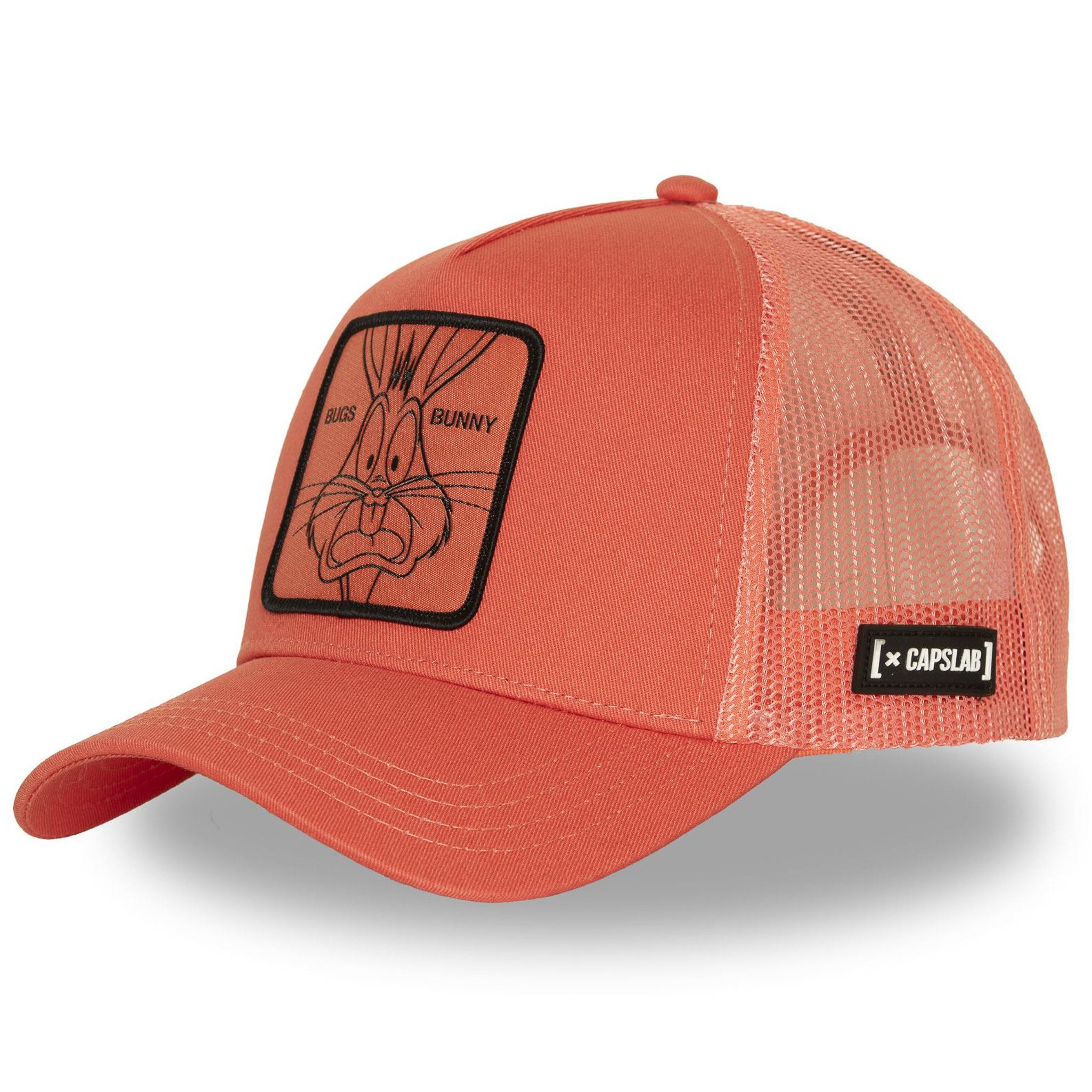 Capslab Trucker Cap CAPSLAB Trucker Cap - BUGS BUNNY Blutorange (Basecap, Basecap, Meshcap, Trucker Kappe)