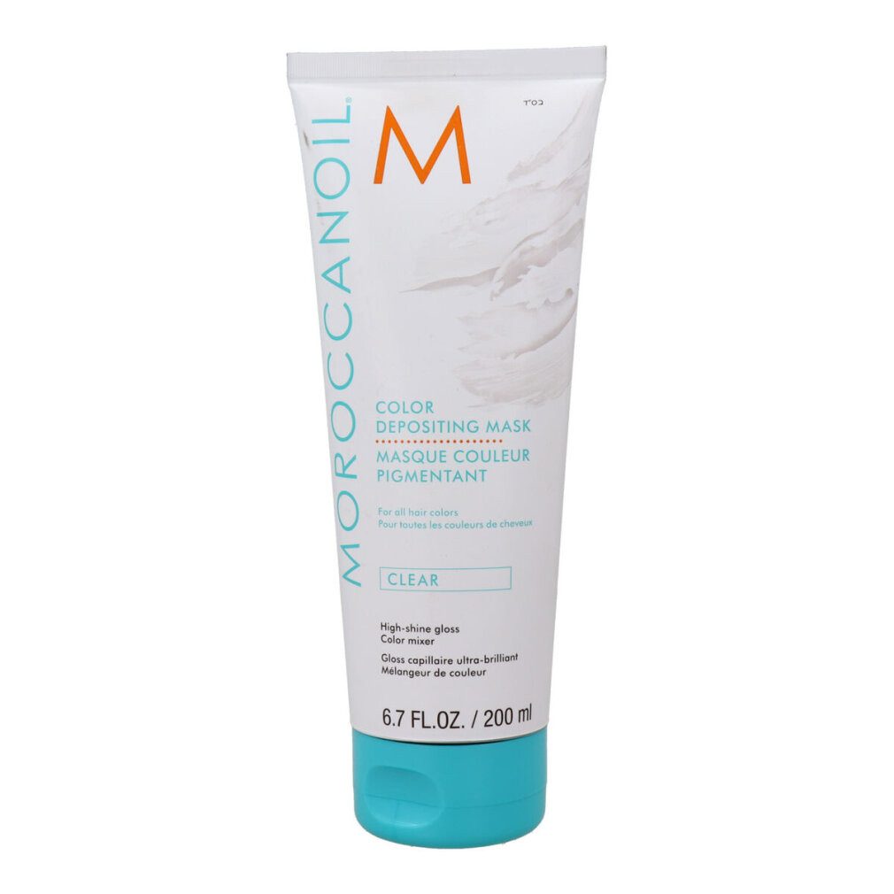 moroccanoil Haarpflege-Set COLOR DEPOSITING MASK high-shine gloss #Clear 200ml