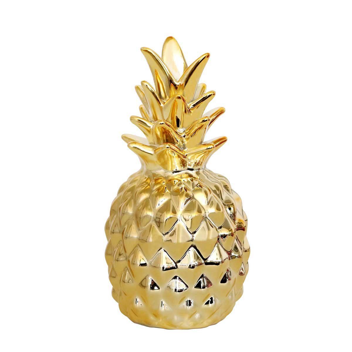 AM Design Dekofigur AM-Design Keramik Ananas, goldfarben, H ca. 29 cm. € 46,90