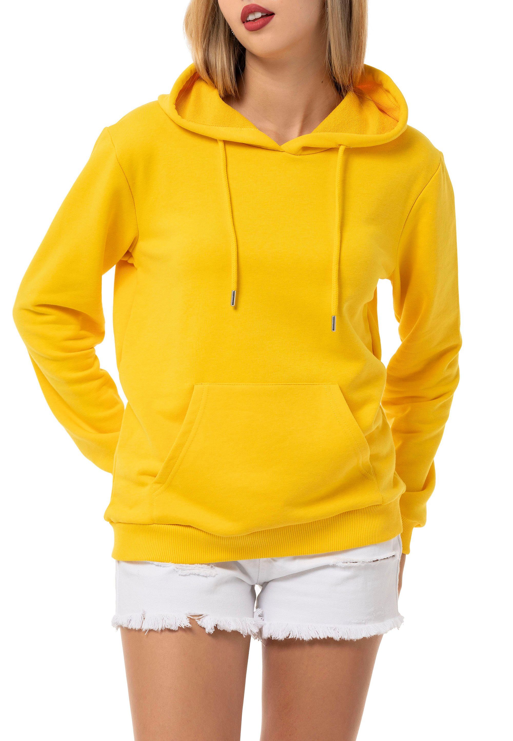 RedBridge Kapuzensweatshirt Premium Hoodie mit Kängurutasche Basic
