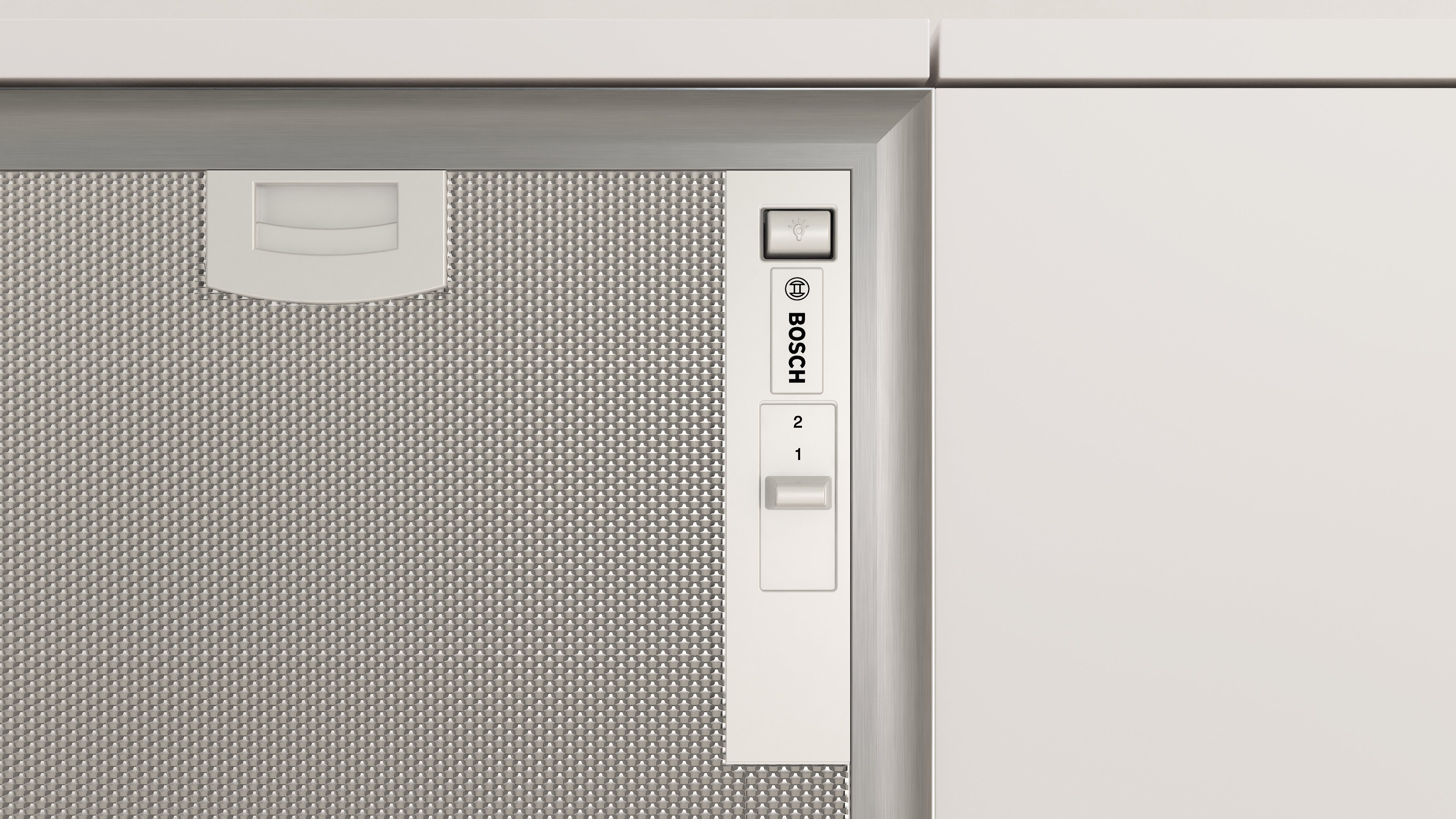 BOSCH Lüfterbaustein DHL555BM Serie Serie 4 DHL555BM, Helle LED-Beleuchtung & einfach zu reinigender Metall-Fettfilter