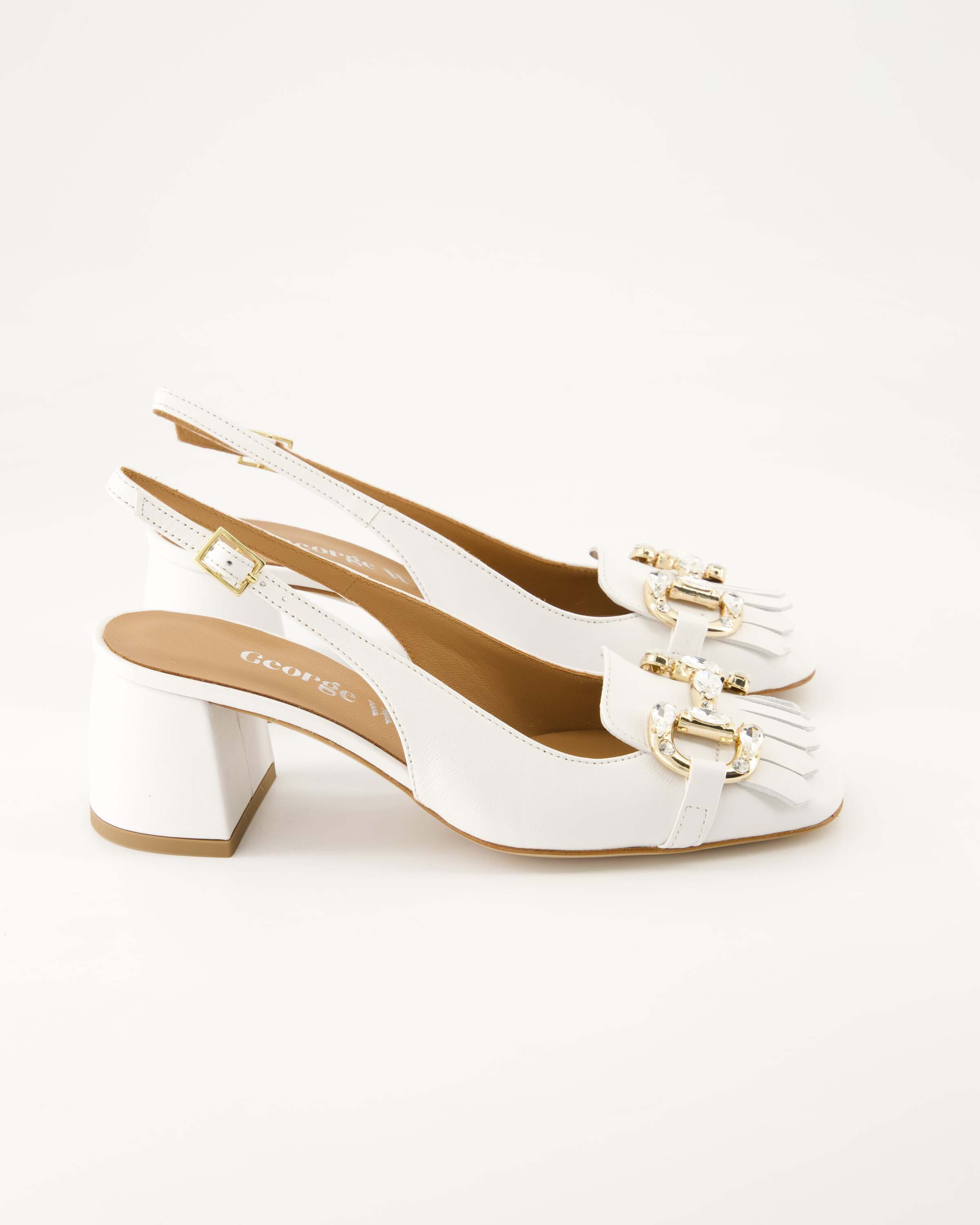 George Watts L6002 Slingpumps Obermaterial: Leder günstig online kaufen
