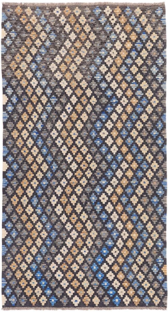 Orientteppich Kelim Afghan Heritage 109x203 Handgewebter Moderner Orientteppich, Nain Trading, rechteckig, Höhe: 3 mm
