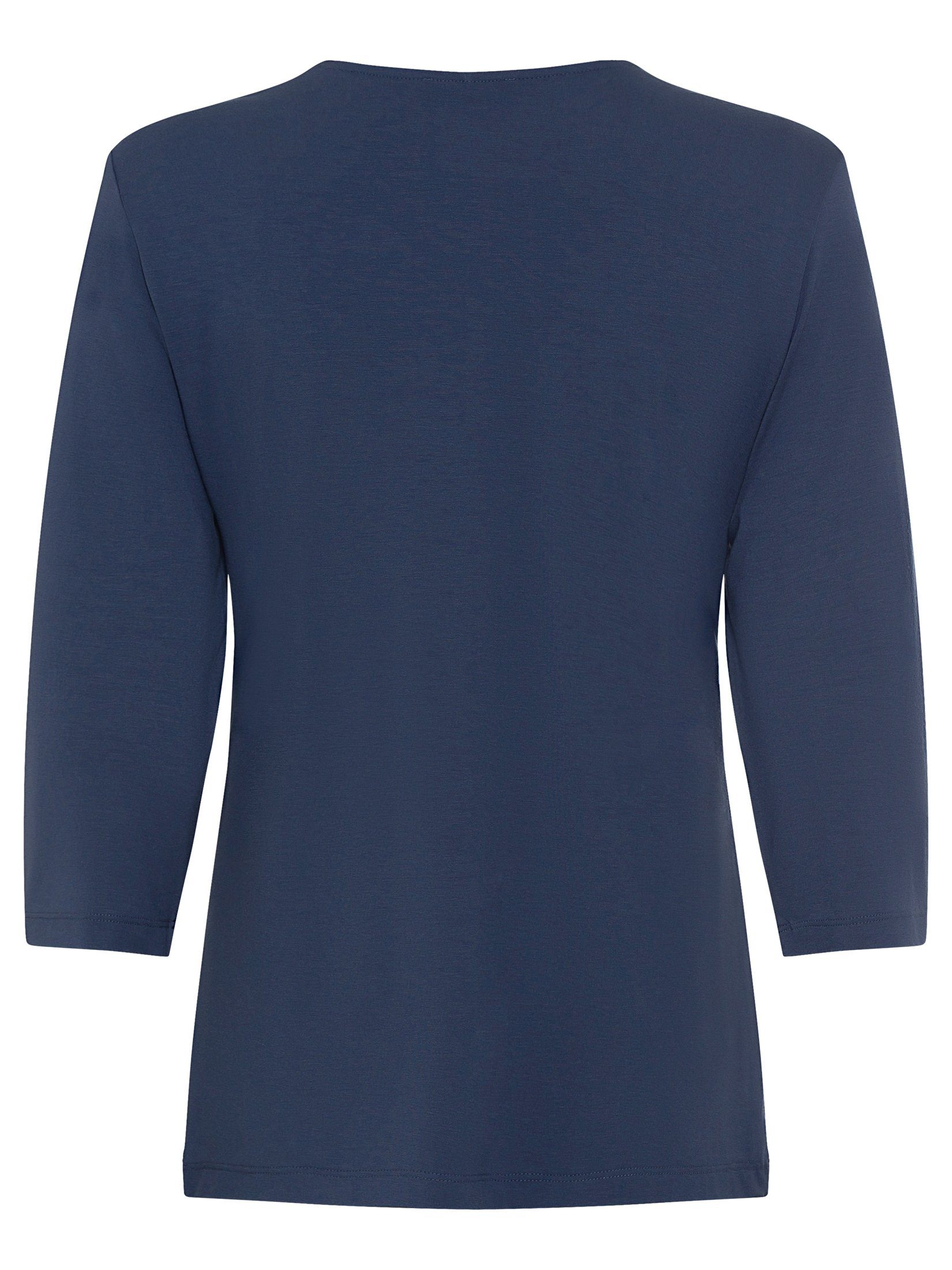 Olsen T-Shirt T-Shirt Long Indigo Denim Sleeves