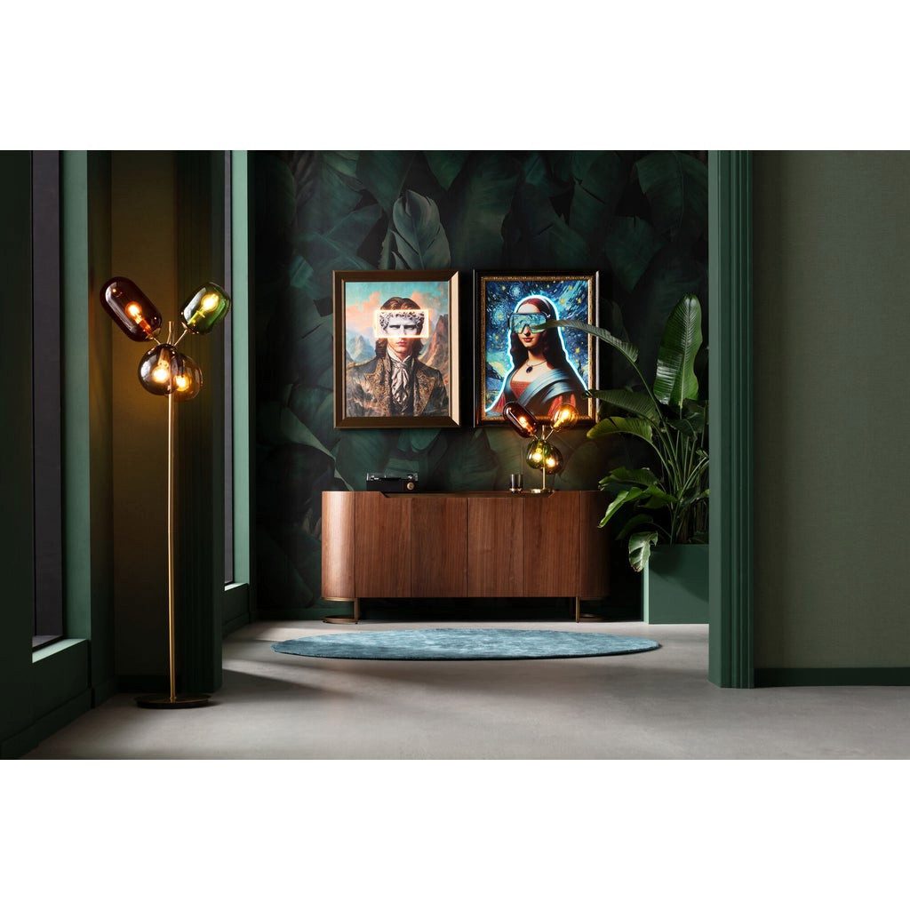 Kare Design Sideboard Giorgio, Walnuss-Holz, Breite 180 cm
