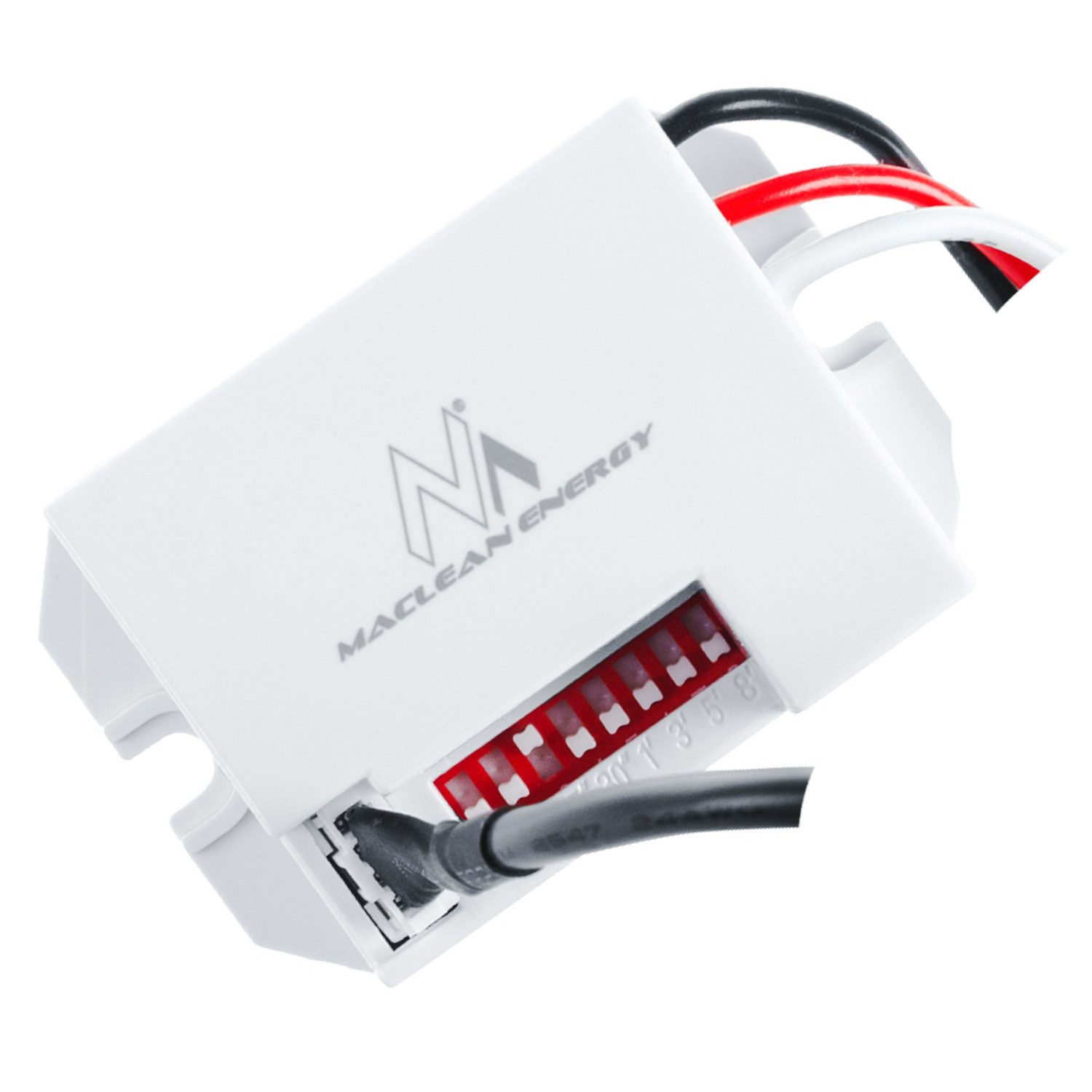 Maclean Sensor MCE32 V, PIR-Bewegungsmelder mit Mini-Sonde 12-24V DC 360°