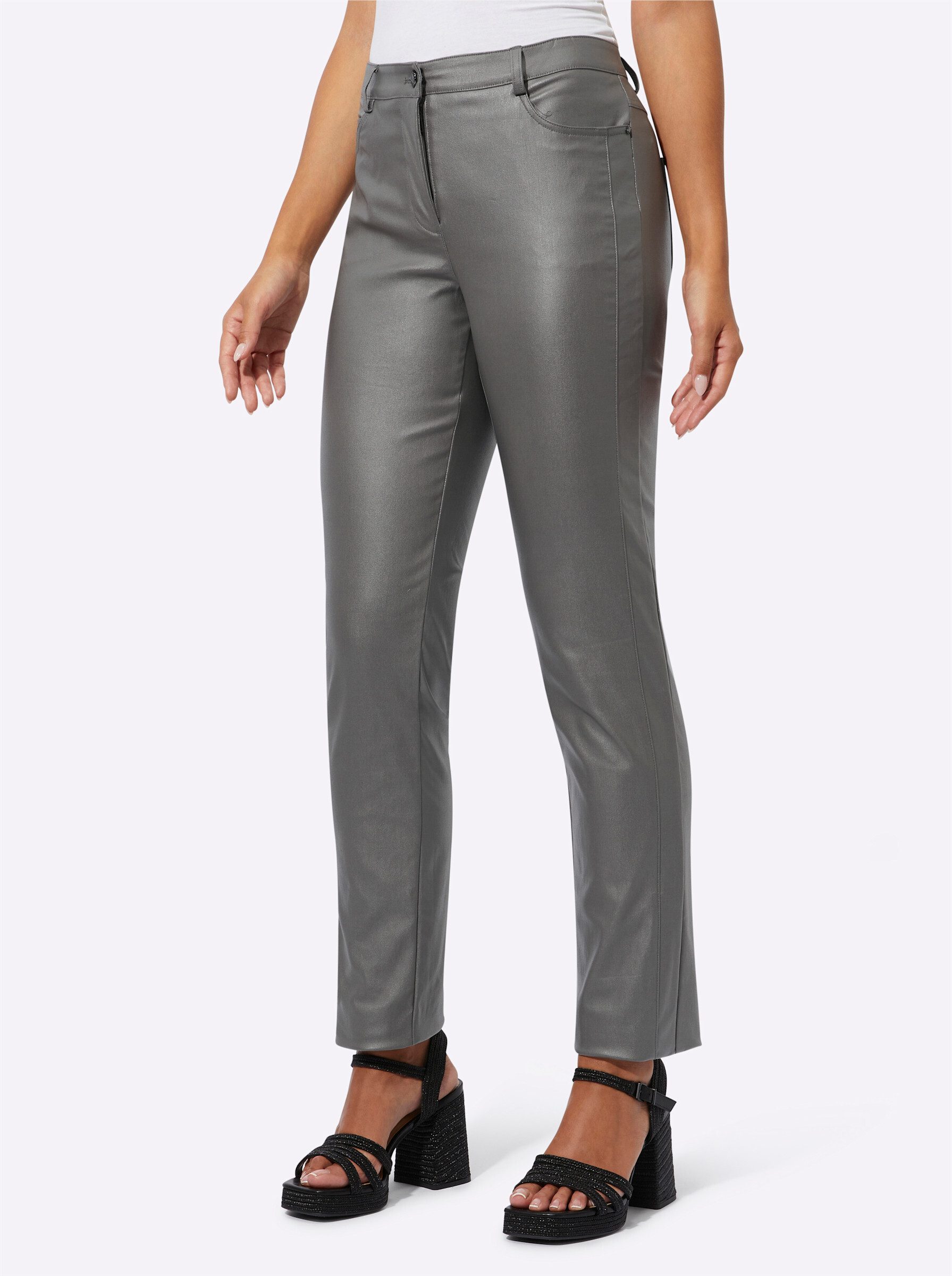 creation L Jerseyhose 5-Pocket-Hose Innenbeinlänge ca. 72 cm