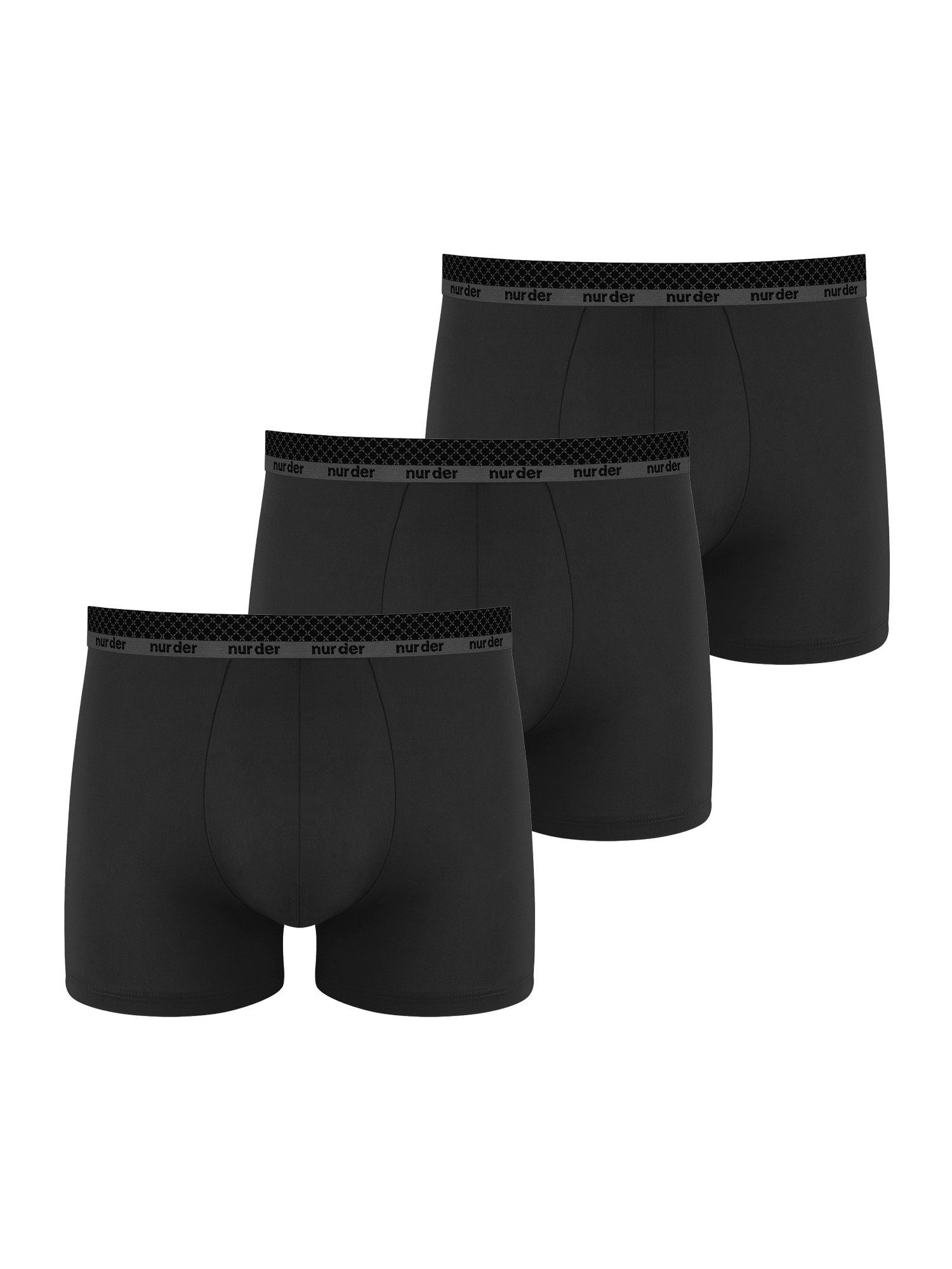 Der schwarz retroshorts boxershorts Retro-Boxer Nur Microfaser Boxer (3-St) Retro