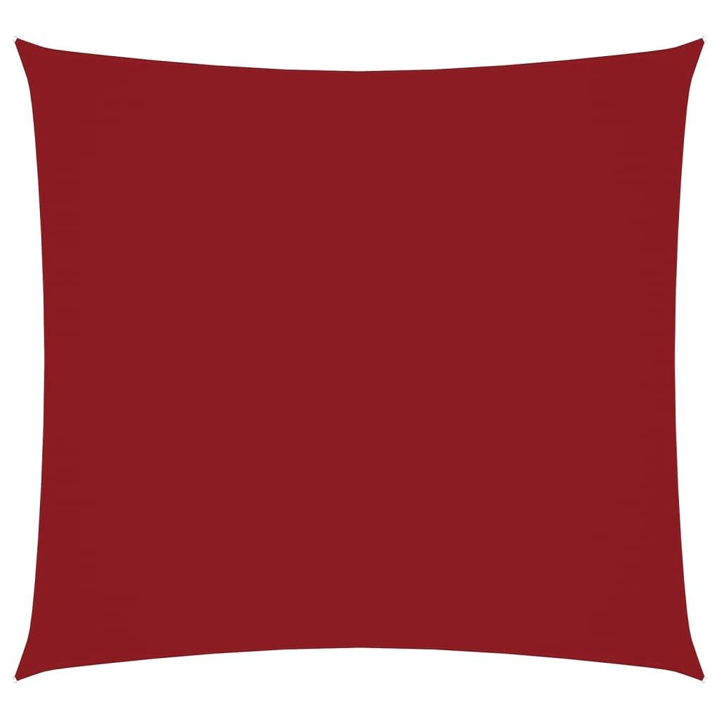 furnicato Sonnensegel Rotes 2 x 2 m aus PU-beschichtetem Oxford-Gewebe, (1-tlg)