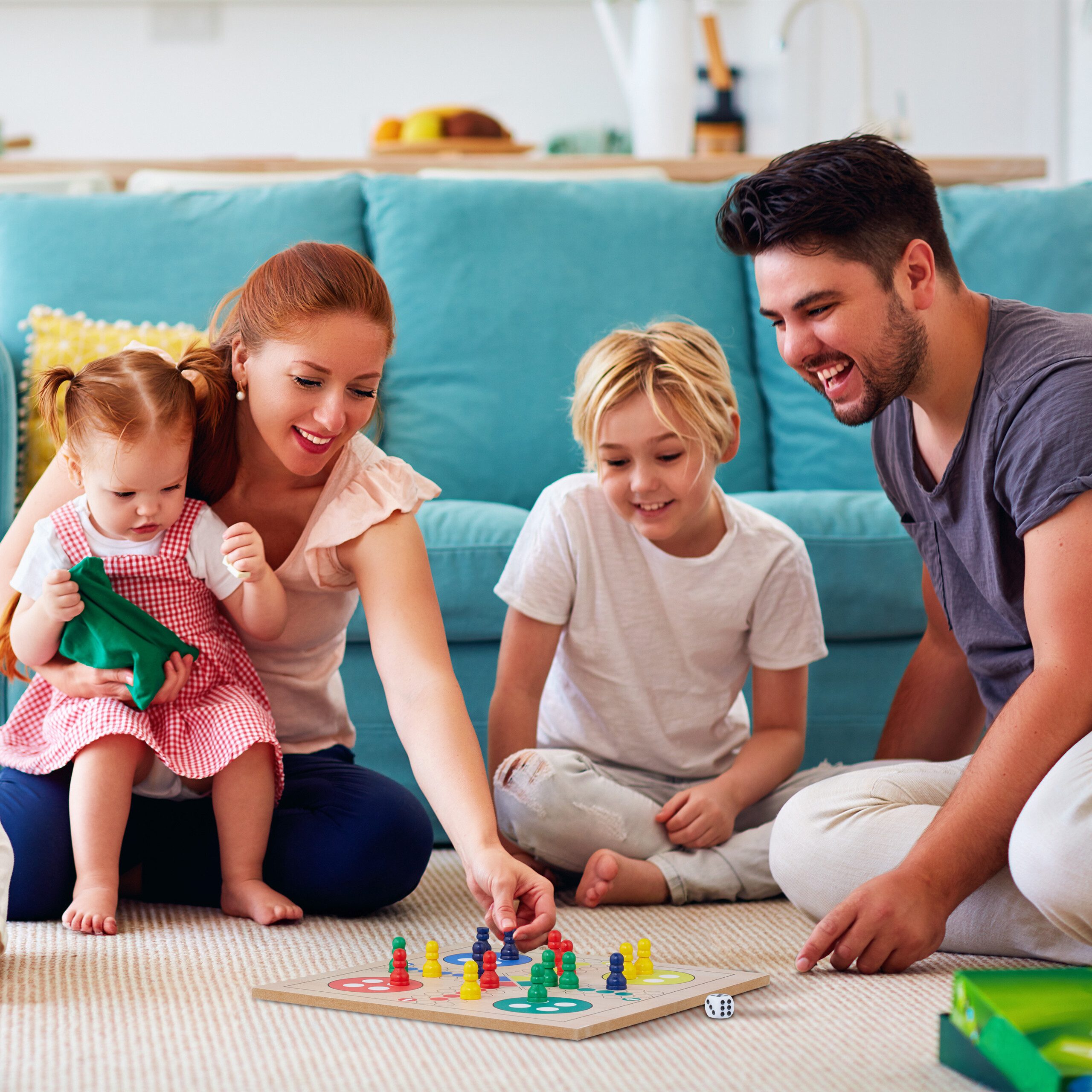 relaxdays Spielesammlung mit 7 Brettspiele