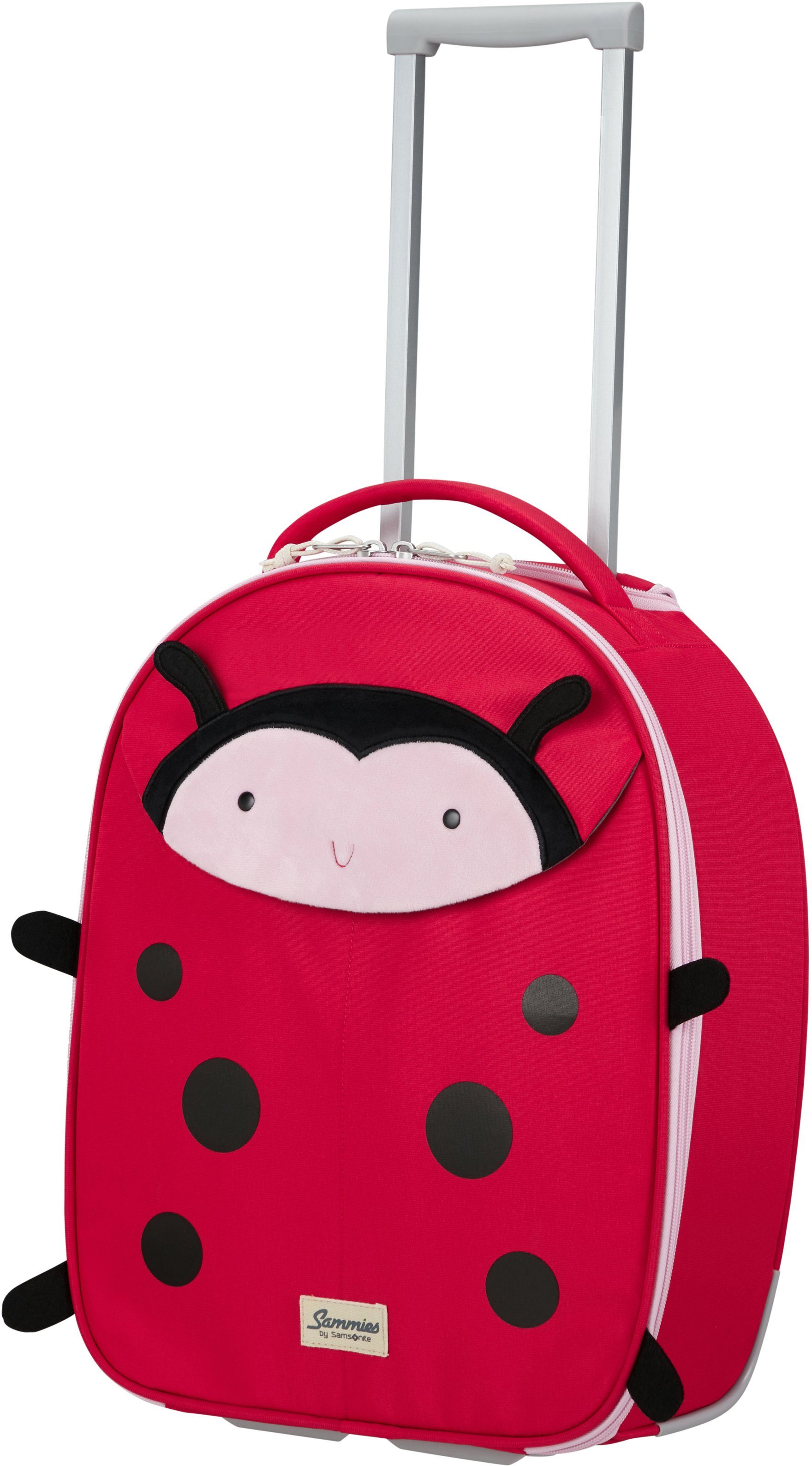 Happy 2 Sammies Lally, Material ECO, aus Ladybug recyceltem Samsonite Rollen, Kinderkoffer