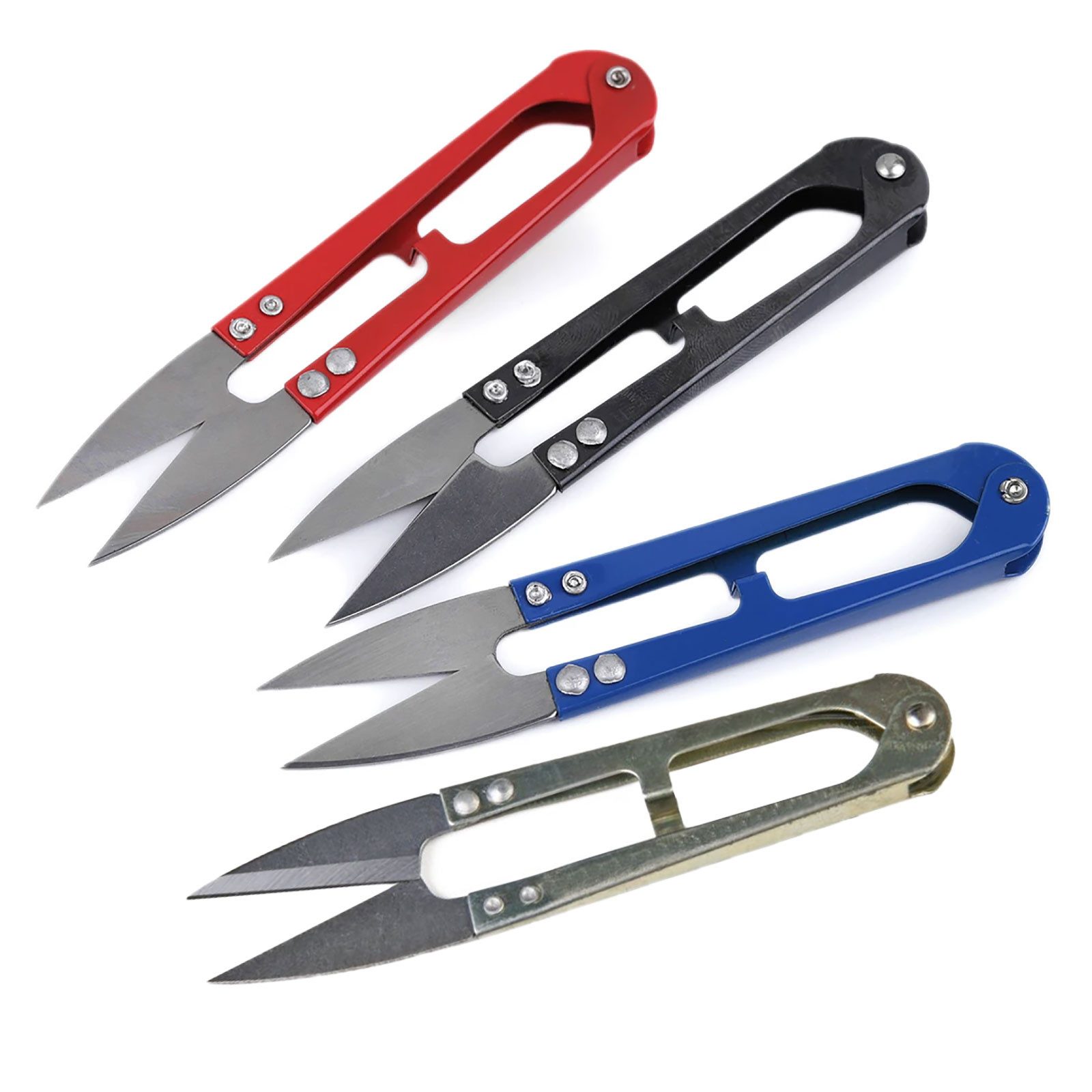 maDDma Universalschere Fadenschere aus Edelstahl 11 cm Garnschere Handarbeitsschere