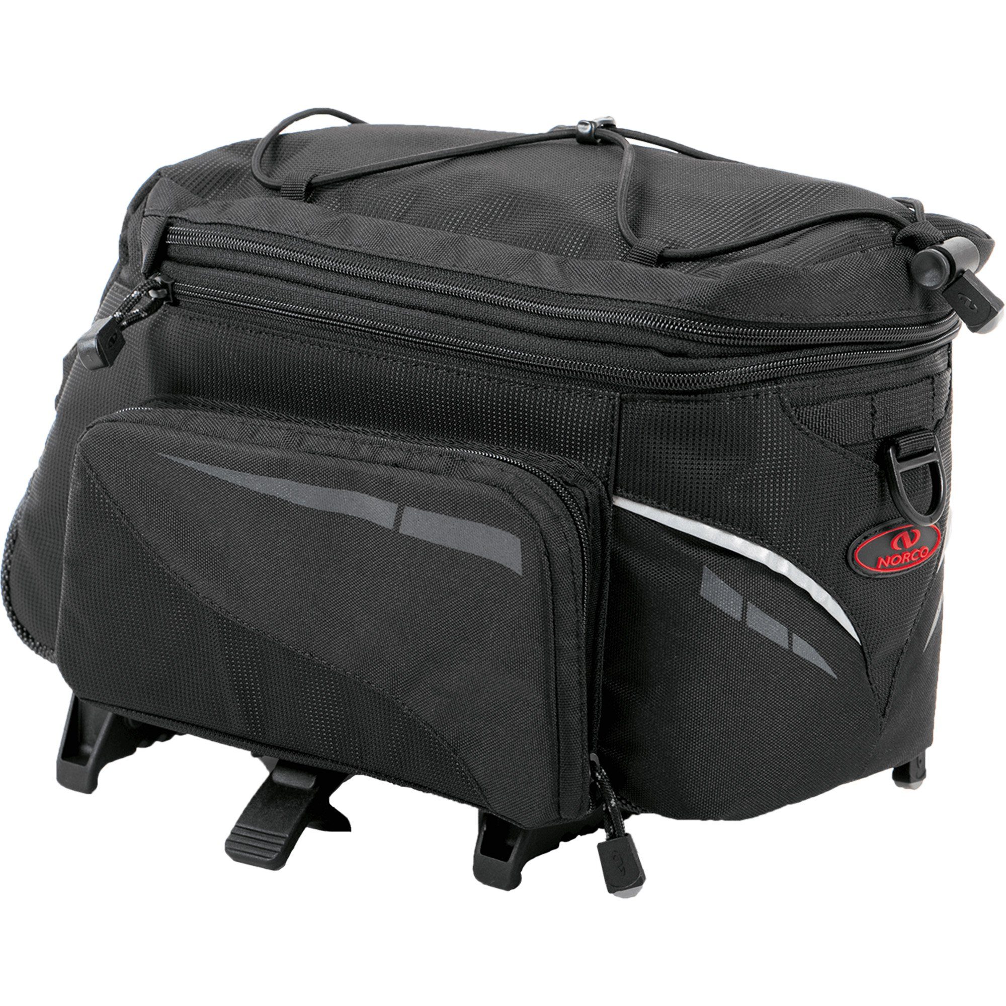 NORCO Lenkertasche Canmore (1-tlg), Gepäckträgertasche TopKlip KLICKfix Fahrrad  Tasche hinten für E Bike 8,5 bis 10,5 Liter