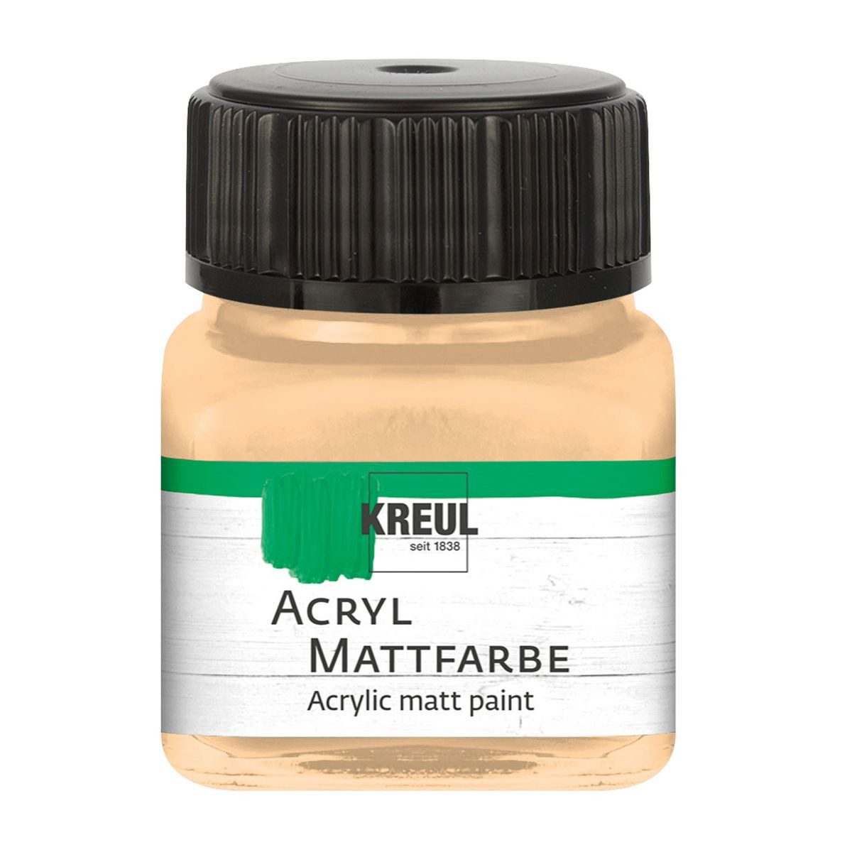 C. KREUL Acrylfarbe KREUL Acryl Mattfarbe beige sunny 20ml Glas