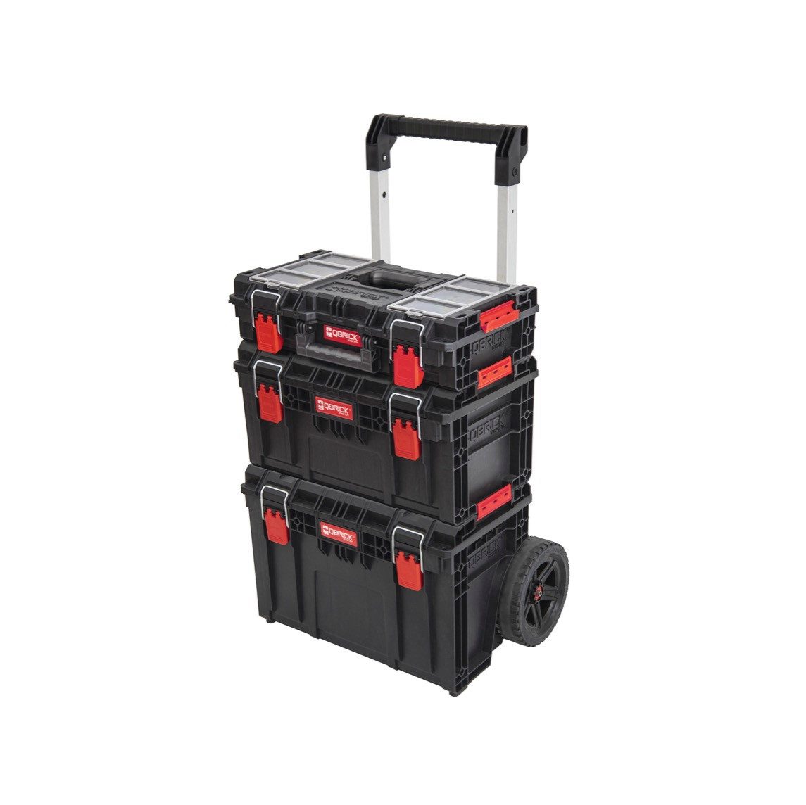 QBRICK System Werkzeugkoffer Qbrick System PRIME SET 1 PRIME Cart Trolley stapelbar IP66